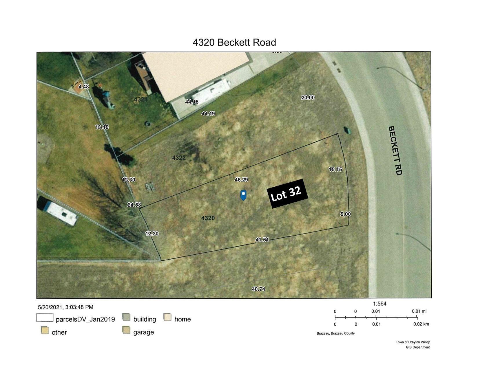     4320 Beckett RD , Drayton Valley,  ,T7A 1T8 ;  Listing Number: MLS E4320711