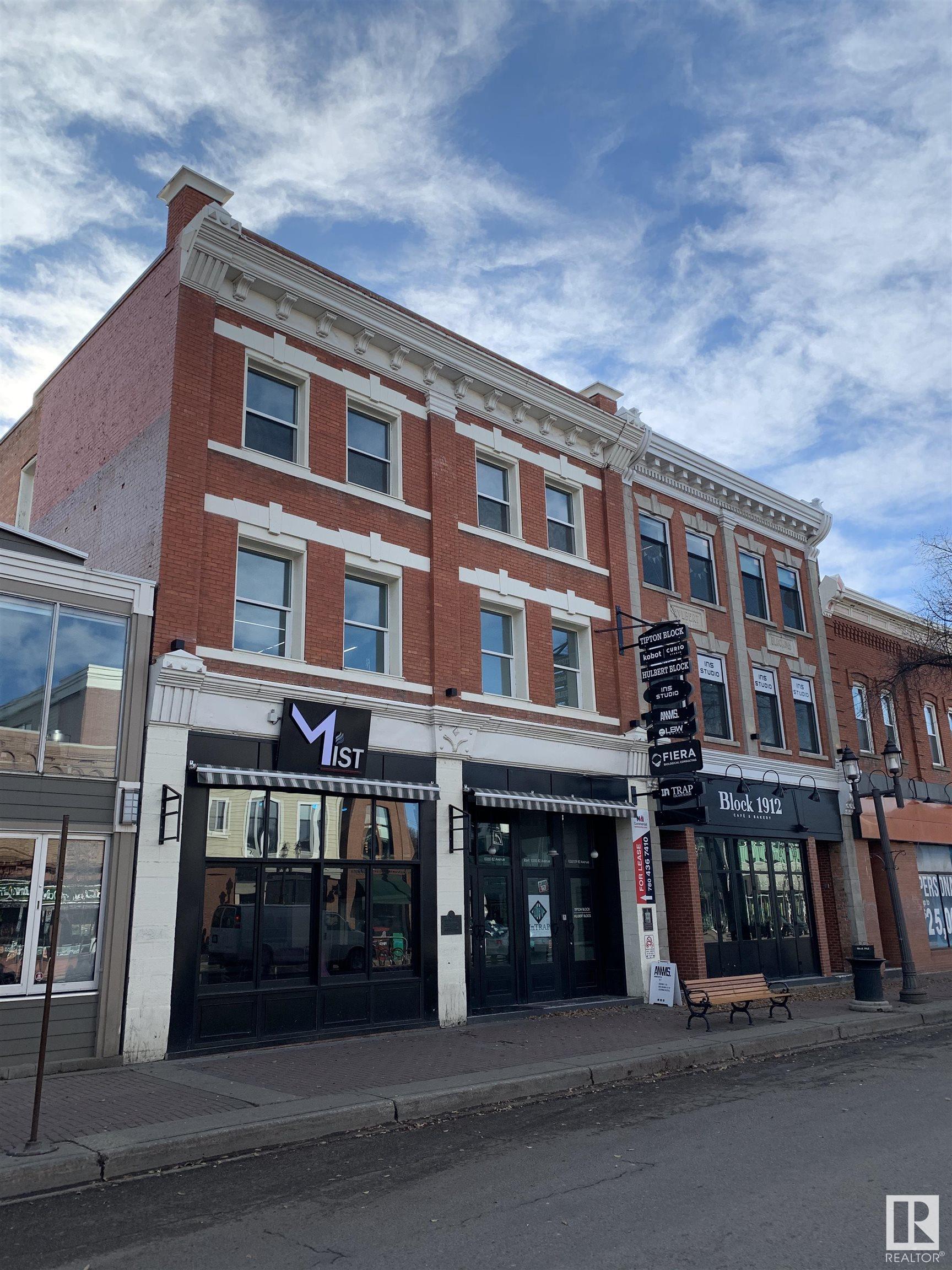 Fantastic opportunity to own a 12,175 sq.ft. character retail/office building along Whyte Avenue. - 2-storey building demised into 6 tenant spaces. Building has partial occupancy giving potential to an owner/user looking to occupy or an investor to lease up vacant spaces.  - All units including common areas have been renovated within the last 5 years. - Building recently underwent upgraded faade, as well as upgrades to HVAC