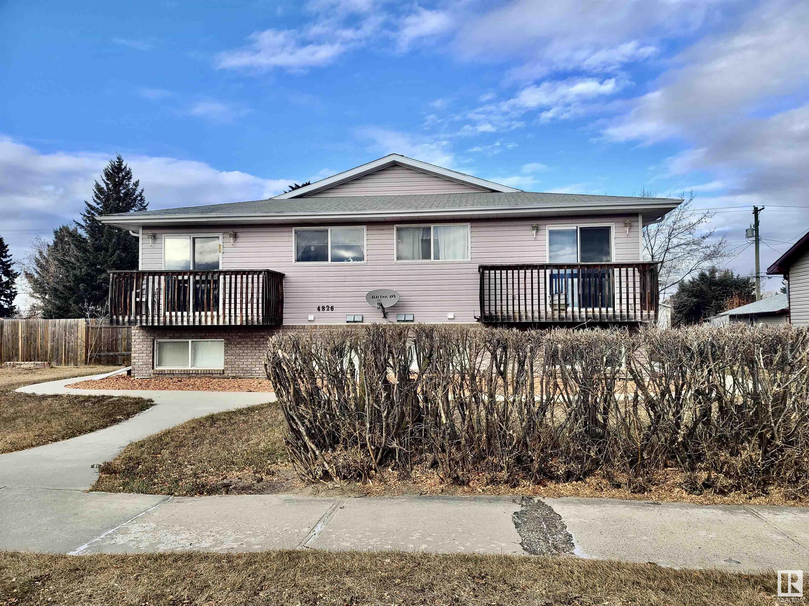 "Incredible 4-Plex in a Desirable Location"  Take advantage & scoop up this well built bi-level style 4-plex.  Each suite has two bedrooms, laundry & a spacious balcony to enjoy the outdoors.  At the rear of the building you will find energized parking stalls plus on street parking.