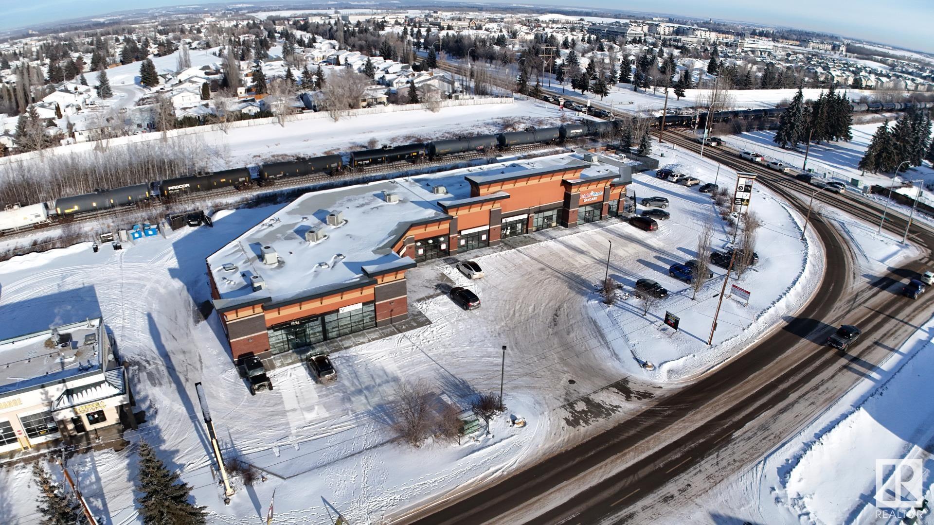 High exposure retail opportunity located on the corner of Golf Course Rd and 49 Avenue in Stony Plain! This space is 2,016 SF and is fully built out. Nearby amenities include gas stations, daycares, retail stores, car washes, etc. Zoned C2 - Commercial.