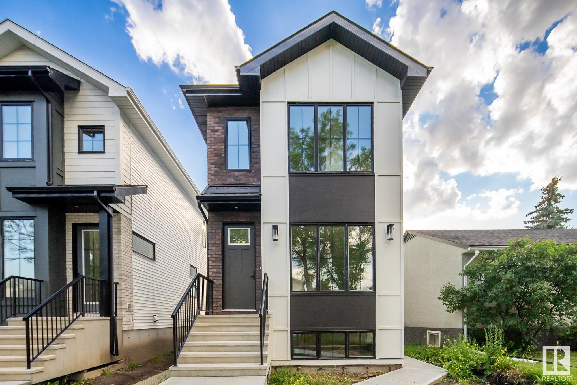 ONE80 Infill Developments by Bedrock Homes is proud to introduce a newly crafted 2 Storey home featuring a fully developed legal basement suite in the sought after neighborhood of Westmount. A timeless and contemporary design with modern dcor complimented with the finest craftmanship & attention to detail throughout. The welcoming main floor plan offers 9ft ceilings, expansive front east facing windows to welcome the morning sun, a chef's kitchen fully equipped with s/s appliances & quartz counters, a bright dining area & rear mud room leading to the west facing deck & double detached garage. The upper level offers 3 spacious bedrooms, an impressive primary suite w/a 5pc en-suite & walk-in closet & a convenient upper level laundry. The main floor also features access to a lower level bonus room for extra entertainment space. Developed legal suite is complete with a cozy living room, fully equipped kitchen, 3pc bath & laundry. A rare offering currently under construction w/options for customization.