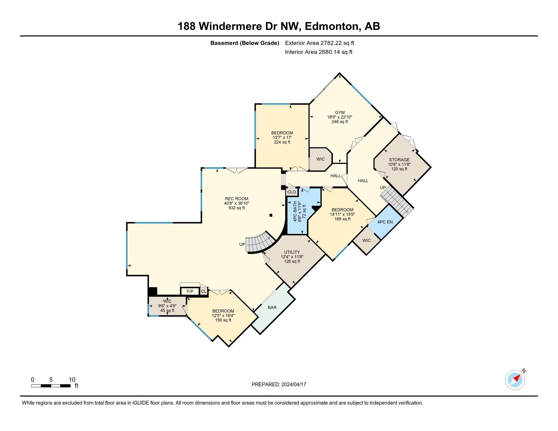      188 WINDERMERE DR NW , Edmonton,  ,T6W 0S4 ;  Listing Number: MLS E4409513