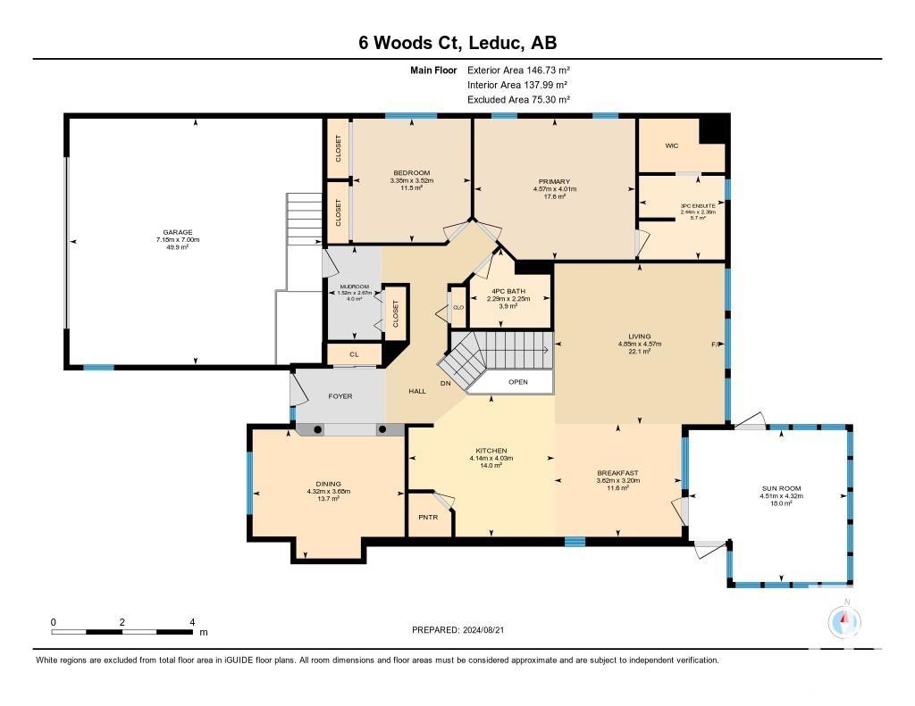     6 WOODS CO , Leduc,  ,T9E 8K3 ;  Listing Number: MLS E4414188