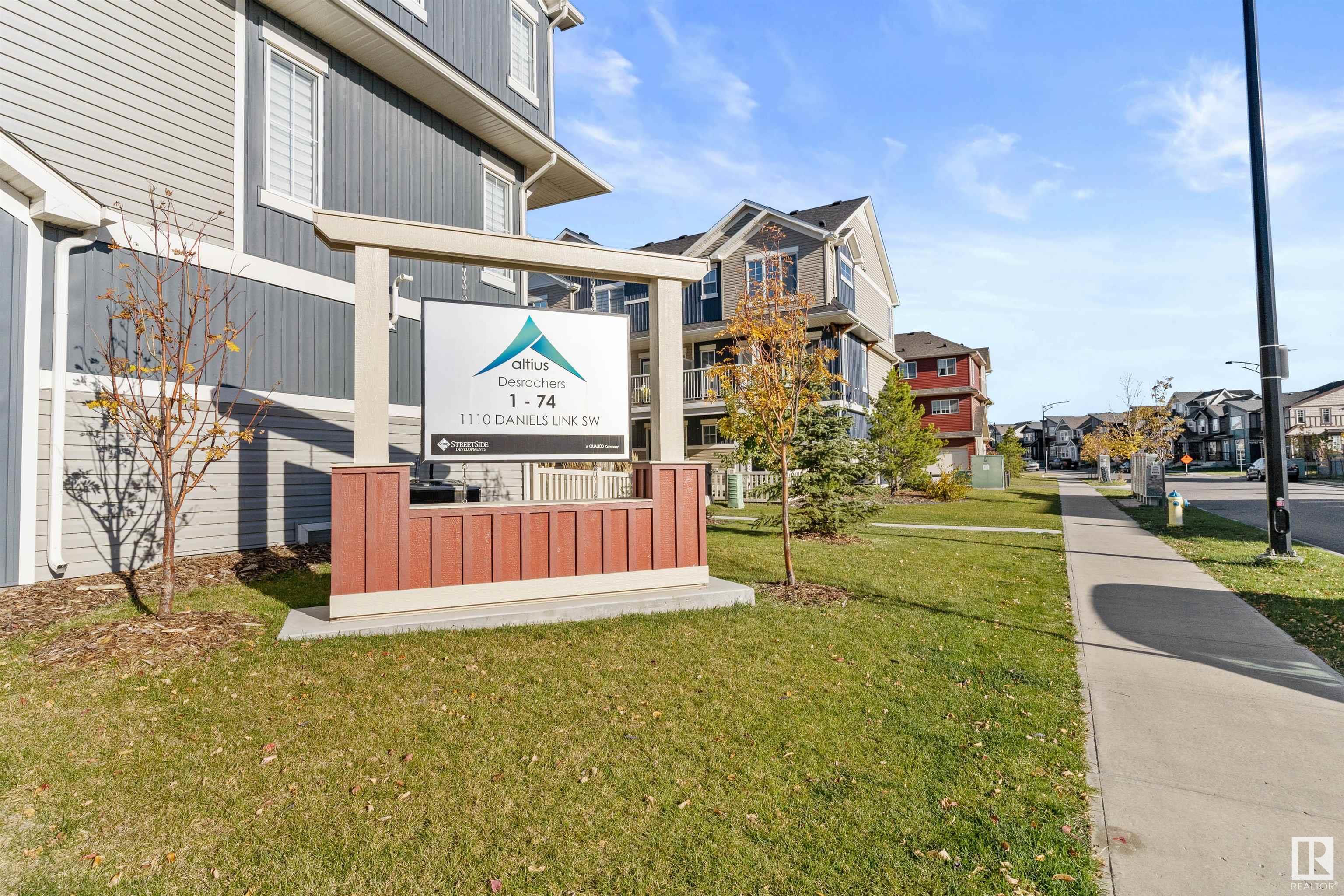      #32 1110 DANIELS LINK LI SW , Edmonton,  ,T6W 4N6 ;  Listing Number: MLS E4415340