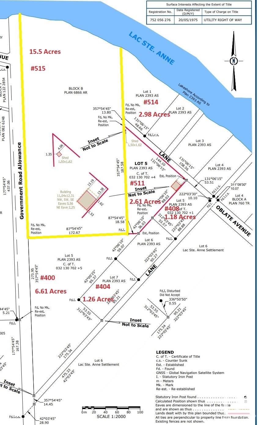      515 54411 RGE RD 40 , Rural Lac Ste. Anne County,  ,T0E 0A0 ;  Listing Number: MLS E4416064