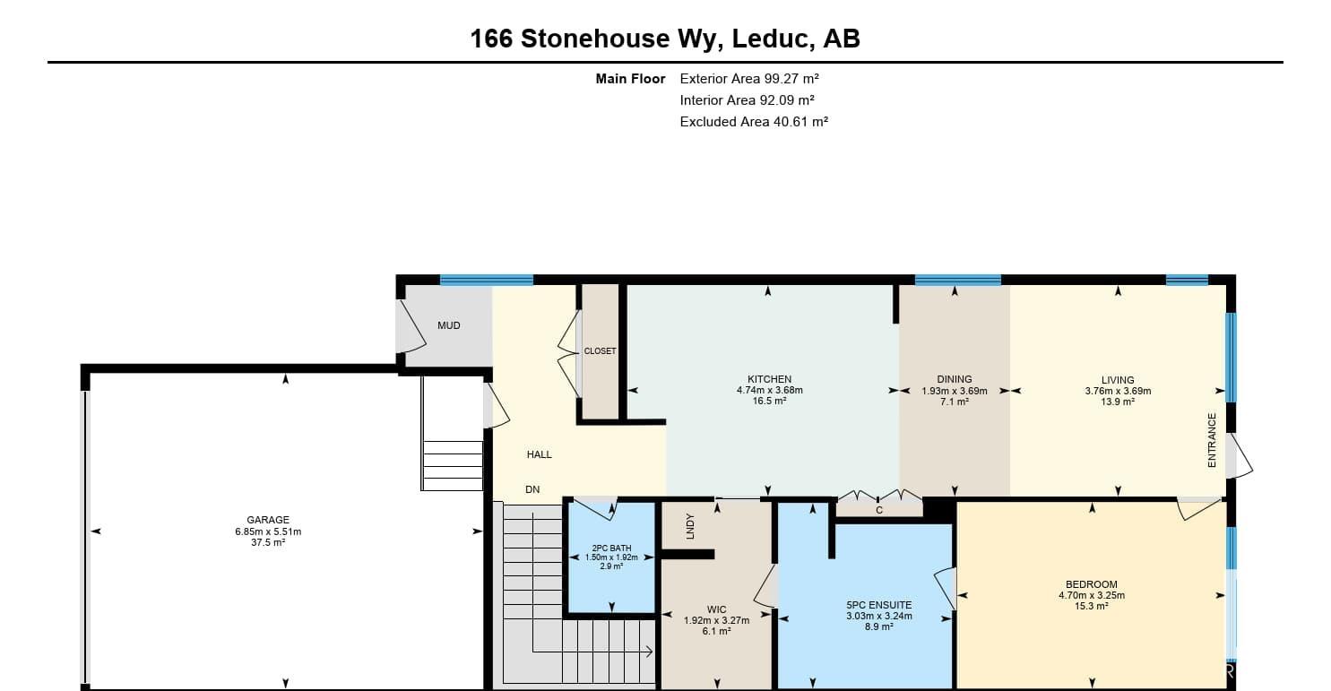      166 Stonehouse WY , Leduc,  ,T9E 1R2 ;  Listing Number: MLS E4416858