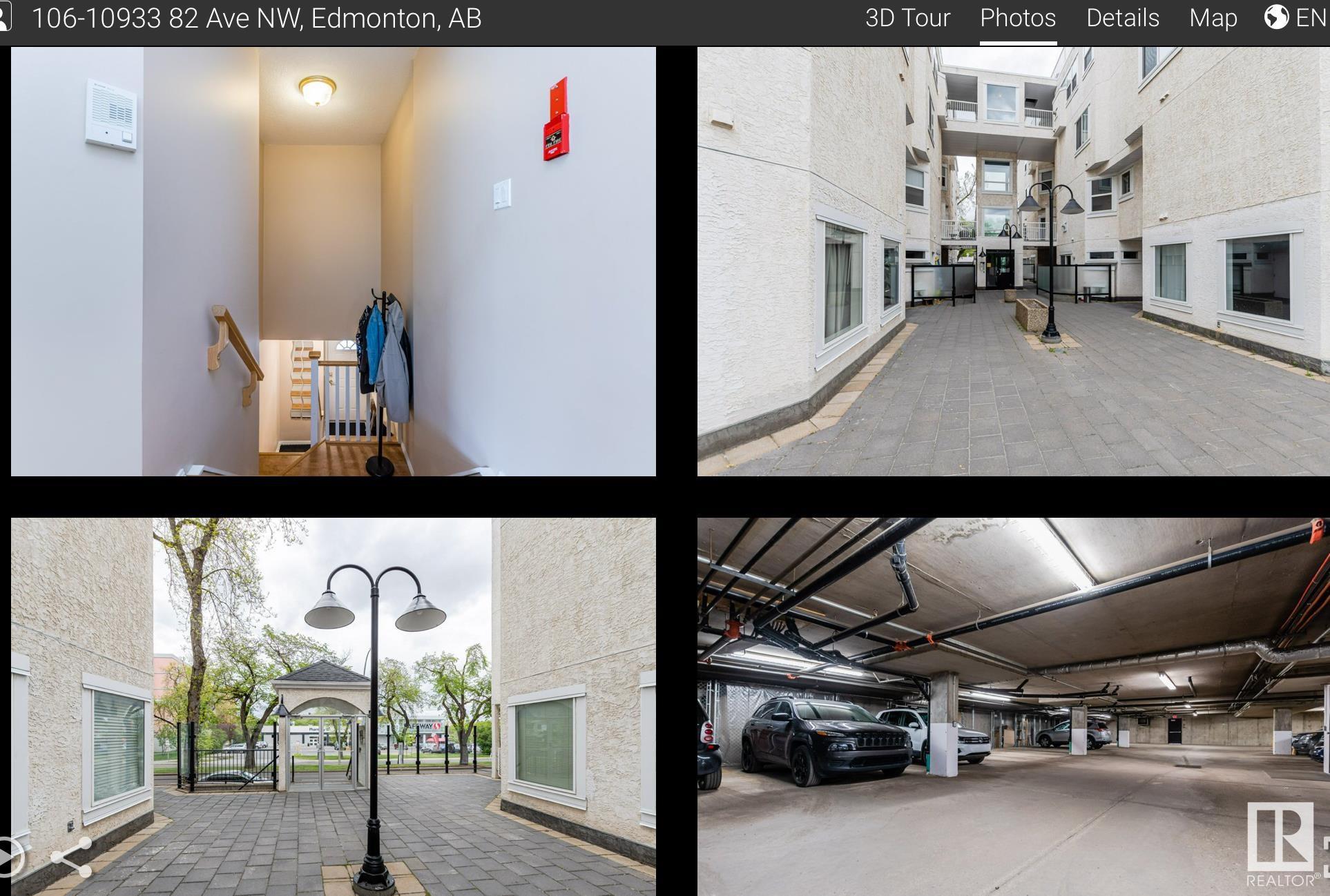      #106 10933 82 AV NW , Edmonton,  ,T6G 0S7 ;  Listing Number: MLS E4417896