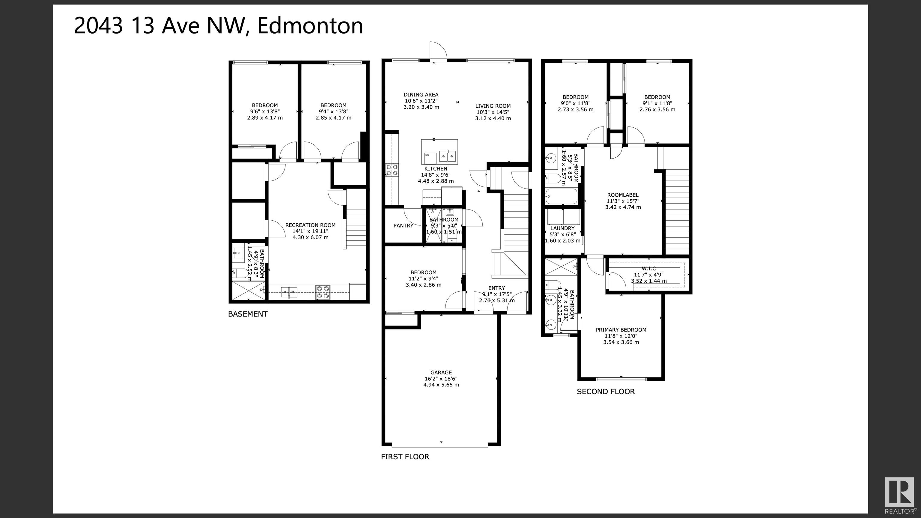      2043 13 AV NW , Edmonton,  ,T6T 2R8 ;  Listing Number: MLS E4418242