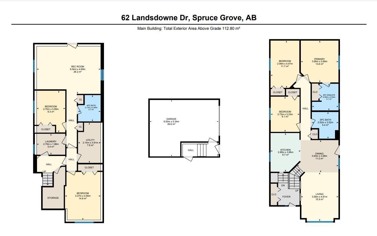      62 LANDSDOWNE DR , Spruce Grove,  ,T7X 3Z7 ;  Listing Number: MLS E4418553