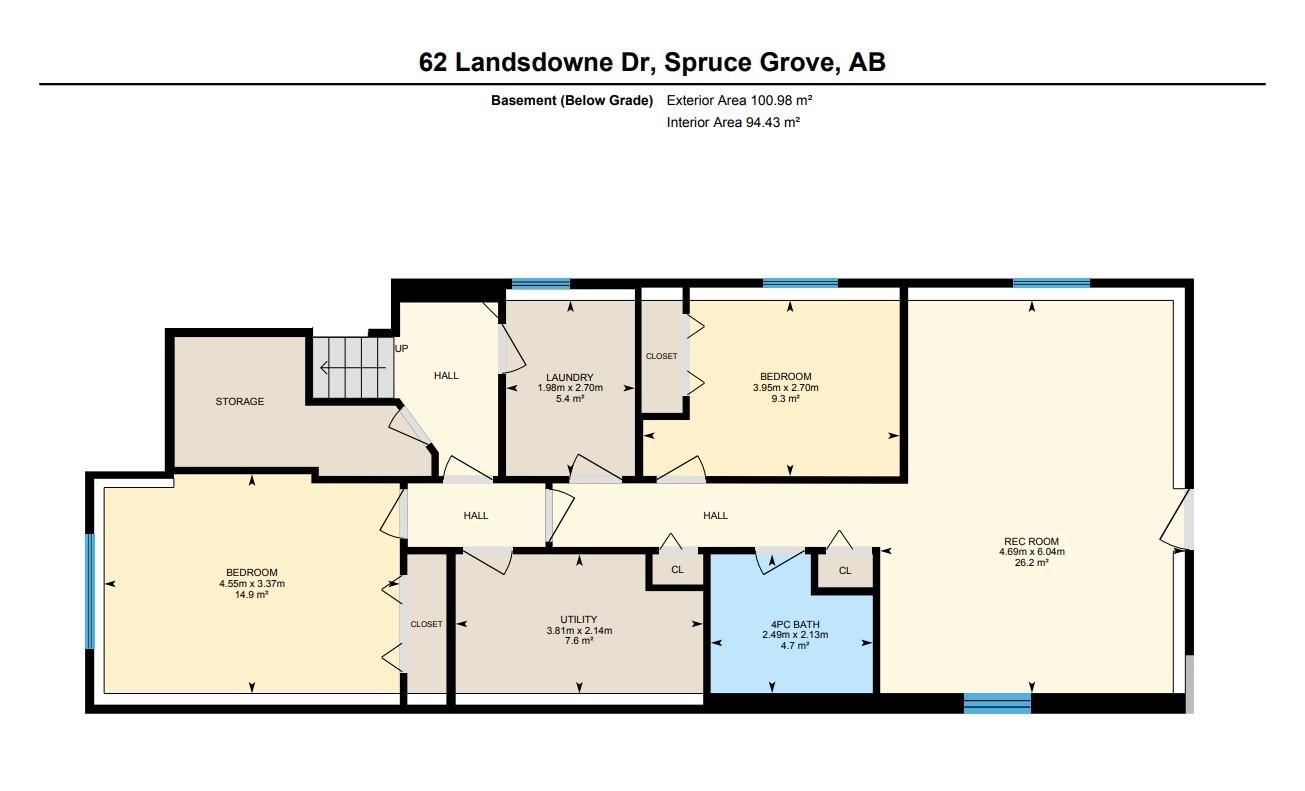      62 LANDSDOWNE DR , Spruce Grove,  ,T7X 3Z7 ;  Listing Number: MLS E4418553