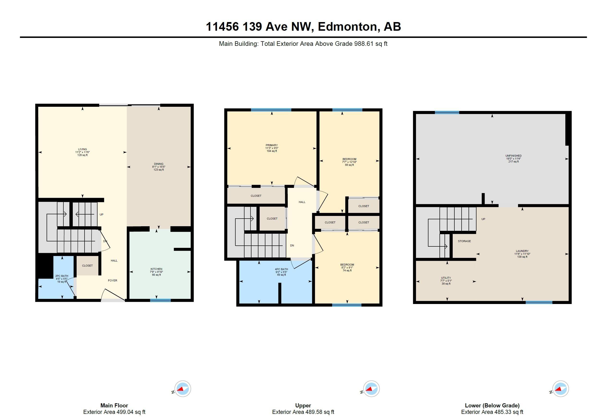      11456 139 AV NW , Edmonton,  ,T5X 3L4 ;  Listing Number: MLS E4418837