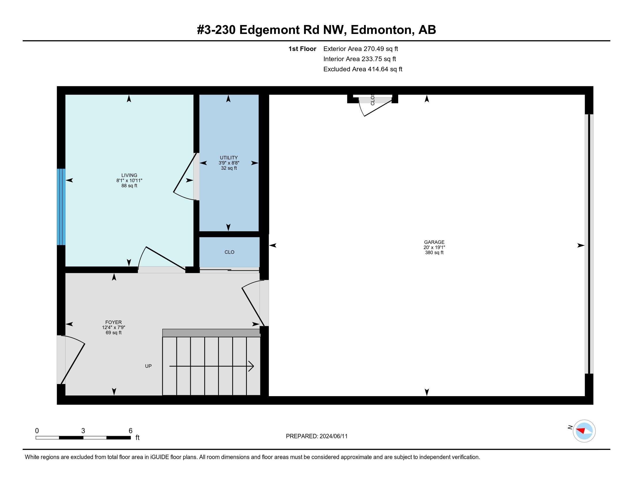      #3 230 EDGEMONT RD NW , Edmonton,  ,T6M 0Y8 ;  Listing Number: MLS E4419495