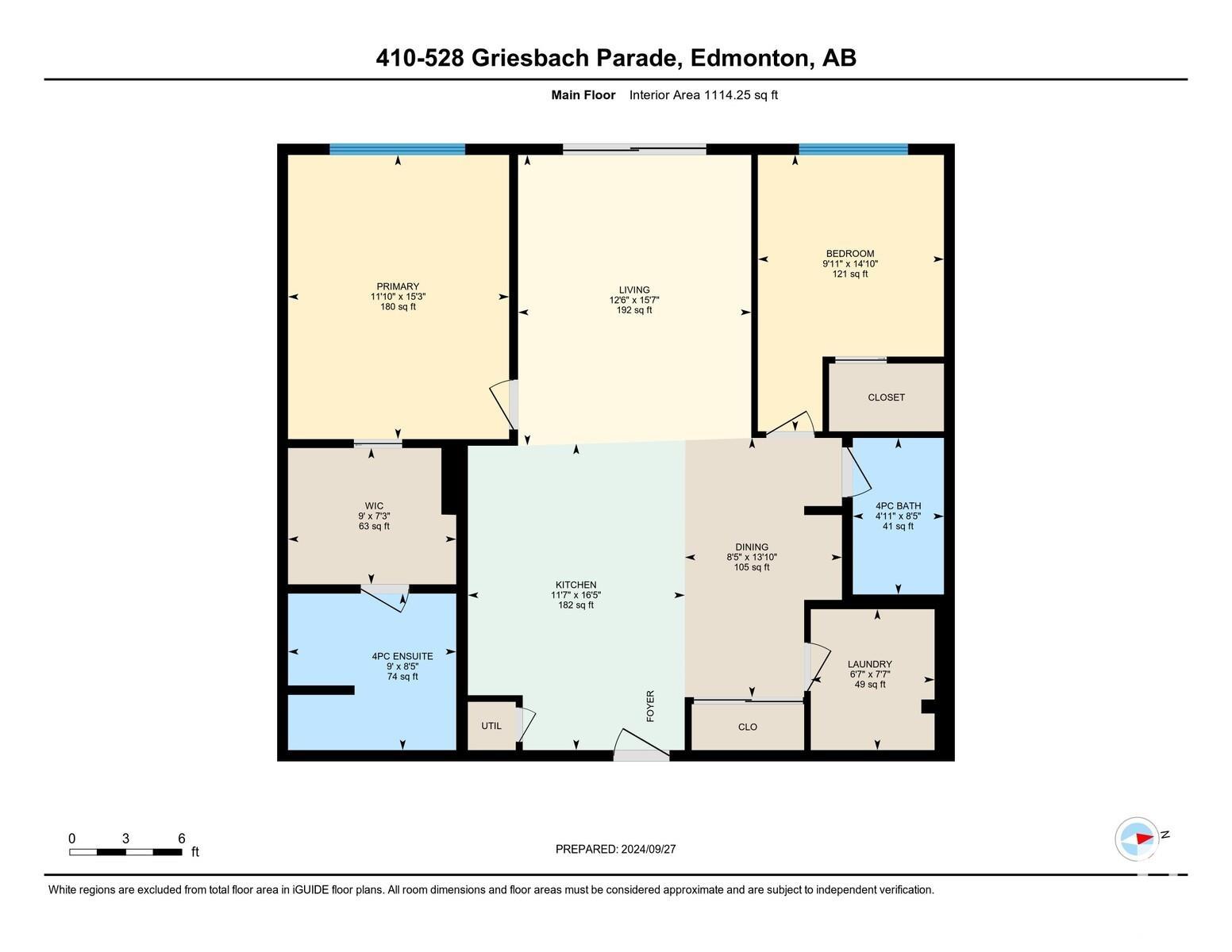      #410 528 GRIESBACH PARADE PR NW , Edmonton,  ,T5E 6X2 ;  Listing Number: MLS E4420055