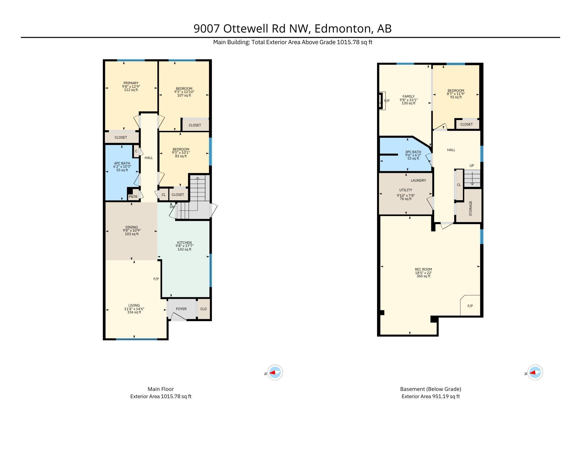     9007 OTTEWELL RD NW , Edmonton,  ,T6R 2C6 ;  Listing Number: MLS E4420575