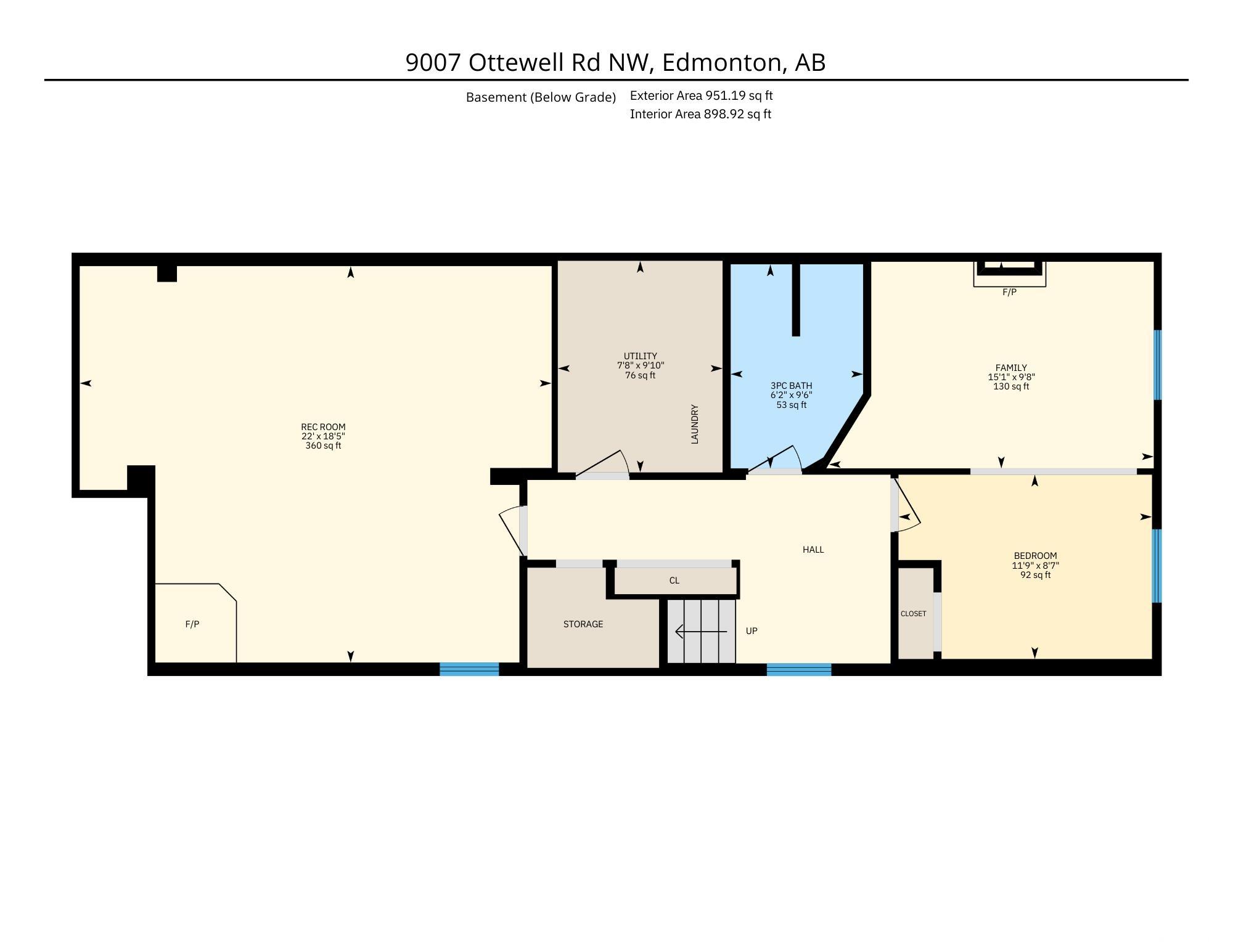      9007 OTTEWELL RD NW , Edmonton,  ,T6R 2C6 ;  Listing Number: MLS E4420575