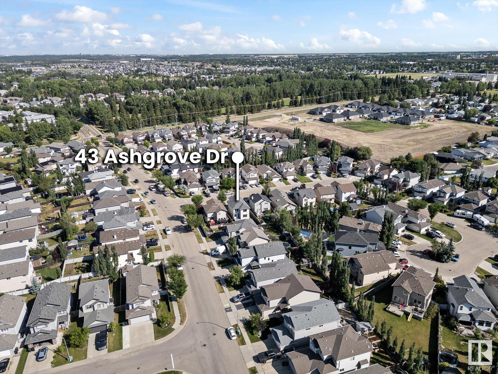      43 ASHGROVE DR , Spruce Grove,  ,T7X 4R5 ;  Listing Number: MLS E4420645
