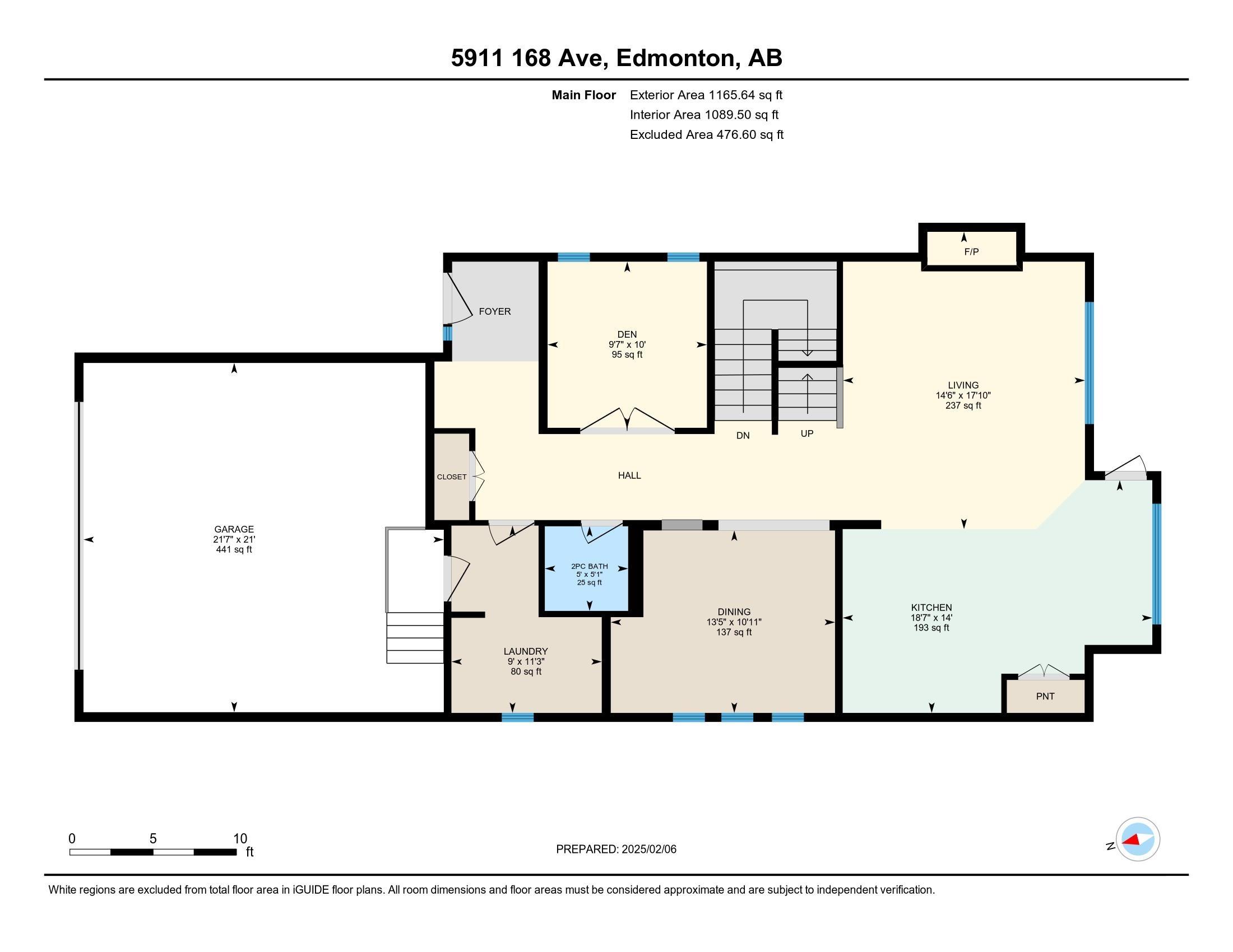      5911 168 AV NW , Edmonton,  ,T5Y 0P4 ;  Listing Number: MLS E4420791