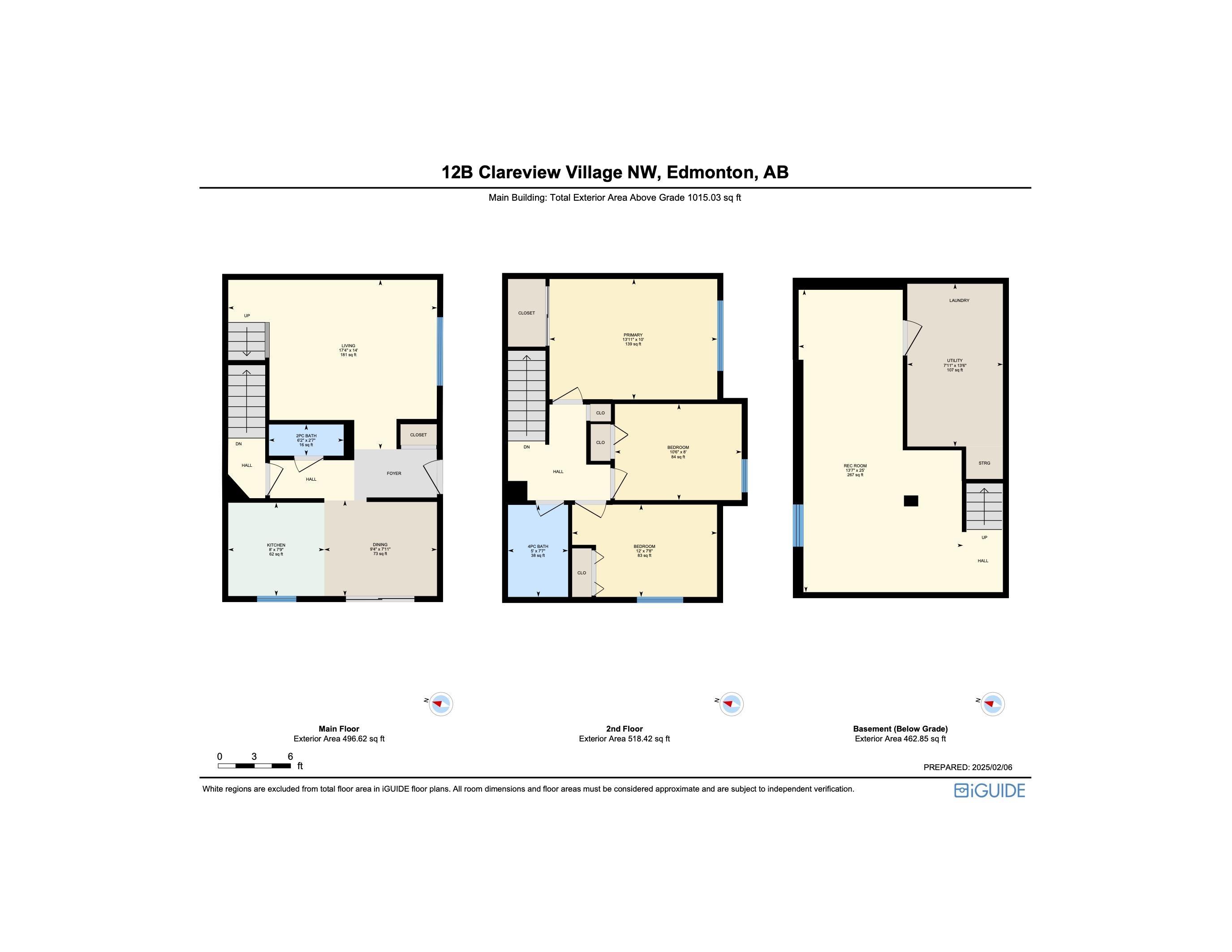      12B CLAREVIEW VG NW , Edmonton,  ,T5A 3P2 ;  Listing Number: MLS E4420839
