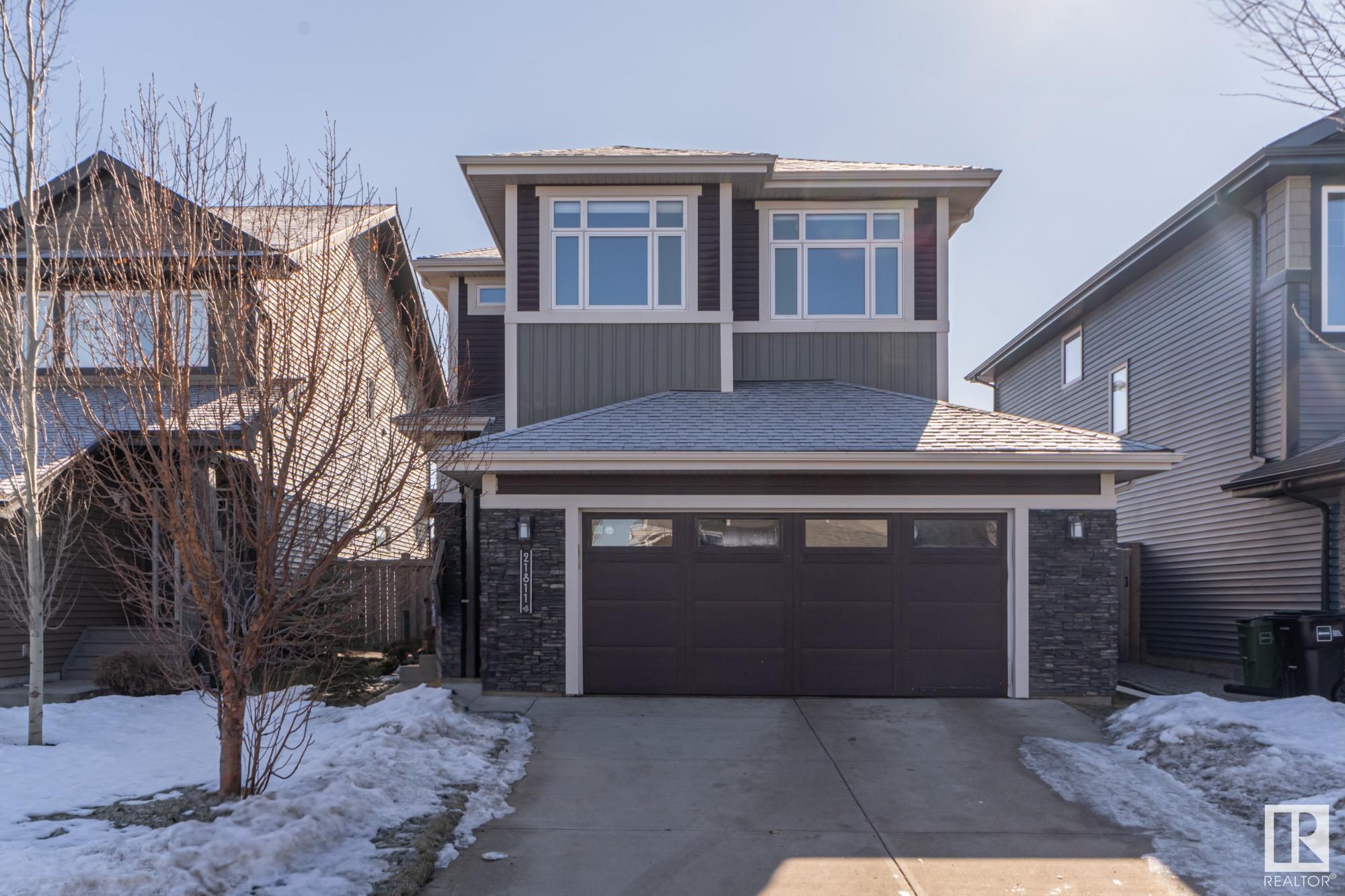 Beautiful, single owner, 2 storey property in Rosenthal. NO other homes back of this house. Main floor has a den with window. No carpet in this house. Main floor has hardwood flooring and upstairs has new laminate flooring. Looking for an extra wide garage? This attached garage has 22'3" X 21'7" size. Granite kitchen counter top, upgraded hood fan, gas fireplace, stainless steel appliances, walk in pantry and upstairs laundry are some of the features. Vinyl tiles in the foye. Upstairs you will find good sized bonus room entirely separate from the bedrooms. Master bedroom comes with walk in closet and has 4 piece ensuite with corner tub and a shower. Two more bedrooms, laundry room and a common bathroom completes this level. The unfinished basement has two windows. Seller will install new stove and dishwasher before possession date.