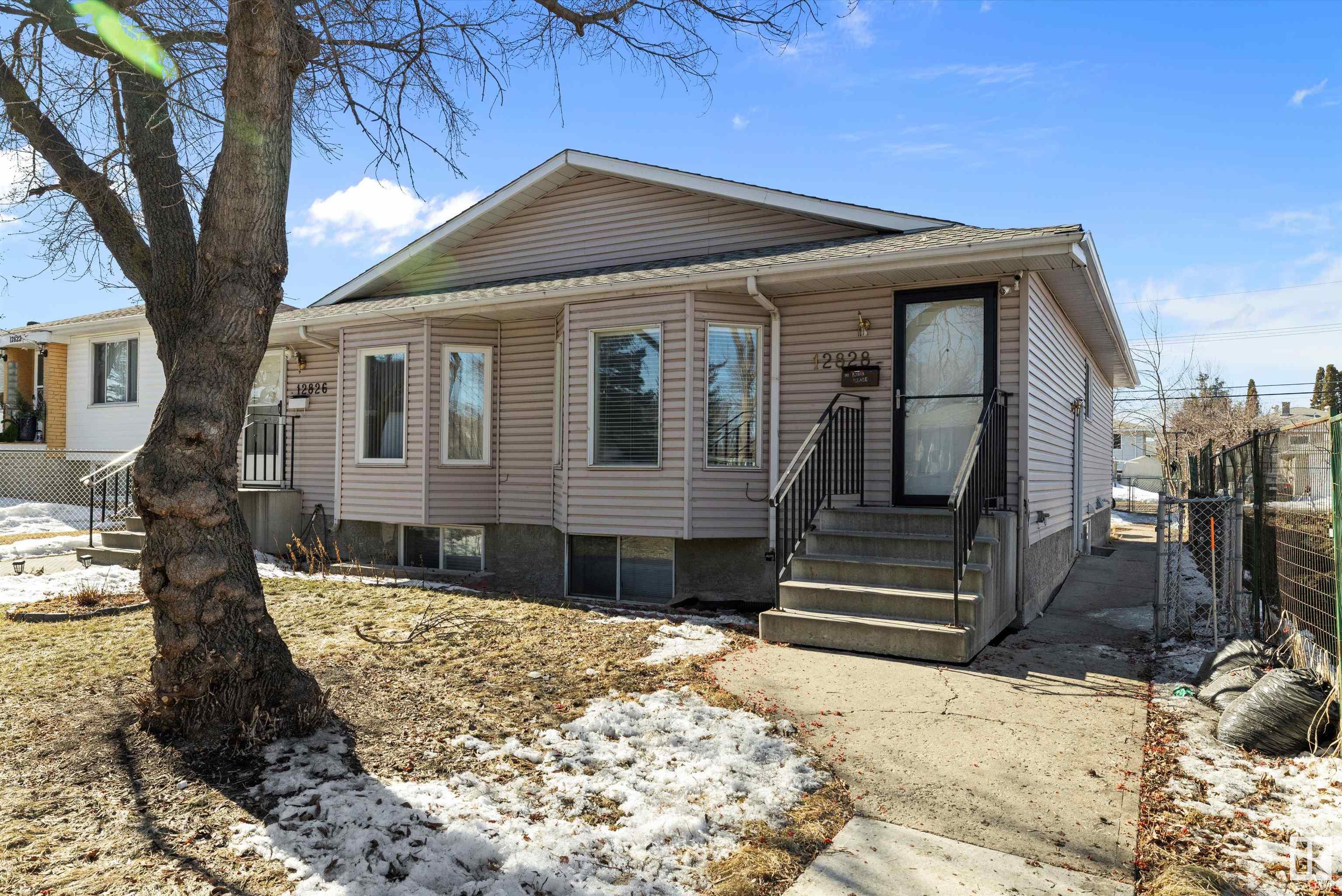 INVESTOR ALERT IN CALDER! Don't miss this 2+1 bedroom HALF DUPLEX BUNGALOW with OVERSIZED SINGLE GARAGE. Large LIVING ROOM/DINING ROOM   & a U-shaped kitchen with white appliances. 2 bedrooms & a 4 pc. main bathroom plus a laundry with stacked washer & dryer complete the main level. Fully finished LOWER LEVEL with family room, SECOND KITCHEN, 1 bedroom, a 3 pc. bathroom, laundry room & a SEPERATE ENTRANCE. Upgrades include HIGH EFFICIENCY FURNACE plus a NEWER HOT WATER TANK. LOW MAINTENANCED LANDSCAPED FENCED YARD with planters boxes. PEFECT STARTER or INVESTMENT!