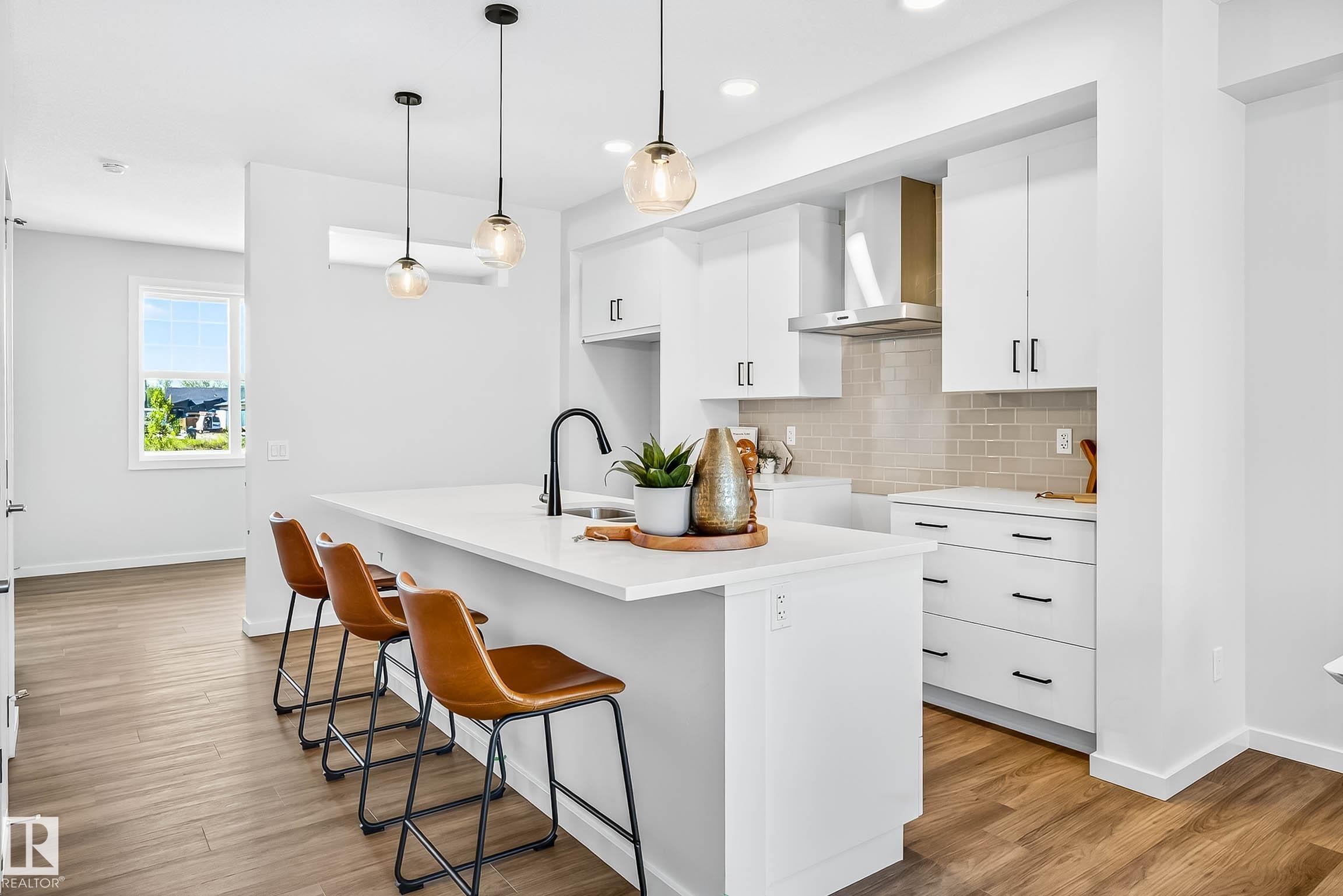 BRAND-NEW | HOME-2-LOVE. Homes by Avi welcomes you to Southfork Leduc. Perfect home, perfect location for your growing family with Father Leduc School just steps away. This home has everything you need to live comfortably. Quaint front porch, detached double garage, 3 bedrooms, 2.5 bathrooms, upper-level laundry room & great front flex room ideal for kids? playroom or your work-from-home office. Luxury finishes throughout including quartz countertops, luxury ensuite, upscale vinyl plank/tile flooring, 9? ceiling height main/basement, HRV system PLUS, current promo INCLUDES SEPARATE SIDE ENTRANCE, FULL LANDSCAPING, BLINDS PACKAGE & ROBUST APPLIANCE ALLOWANCE. MUST SEE HOME!!