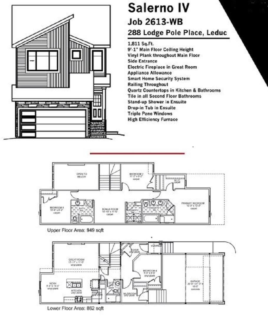 Photo 2 at 288 Lodge Pole Place, Woodbend, Leduc