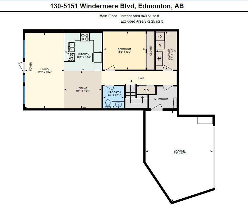 Photo 3 at 130 - 5151 Windermere Boulevard SW, Ambleside, Edmonton