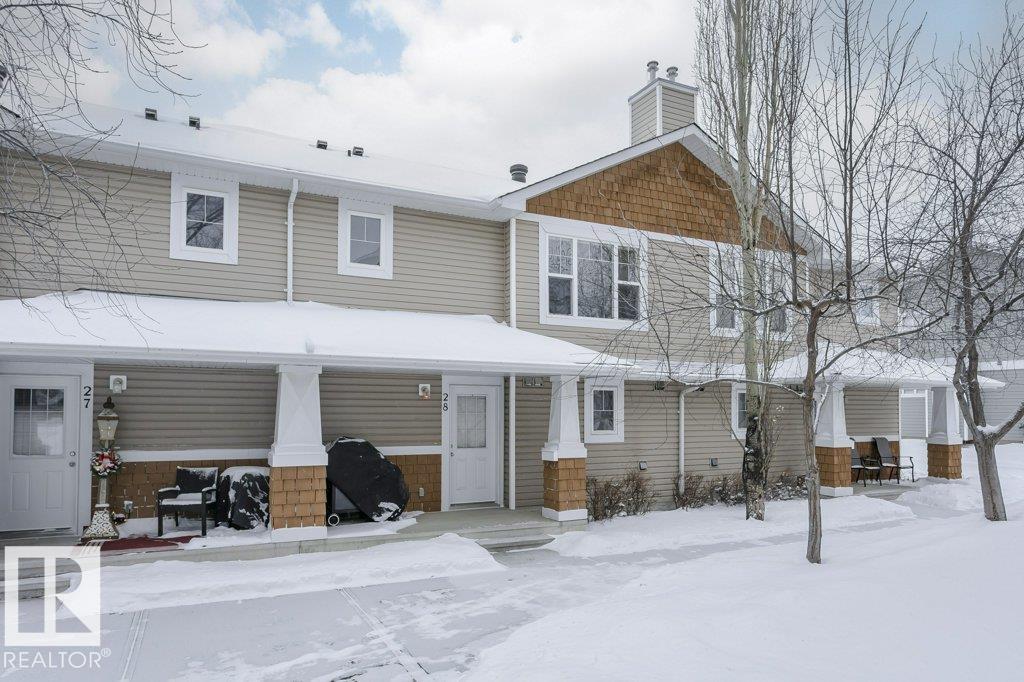 Pride of Ownership BEAMS throughout this 2 Bedroom - 2 Bath Unit with IMMEDIATE Possession available. This 18+ community offers a great location in Sherwood Park; close to Shopping - Easy Access to Baseline Road - Yellowhead -  Anthony Henday and Highway 21. Direct access to home from the Single attached garage . One Bedroom and Full bath on main floor along with storage area and laundry room. Upper floor features a second Bedroom another Full Bath along with Open Living room with unobstructed view . Dining area and Kitchen with all major appliances included. This makes for a great first time buyers home or rental property with reasonable condo fees . Unit has driveway parking along with close proximity to visitor parking.
