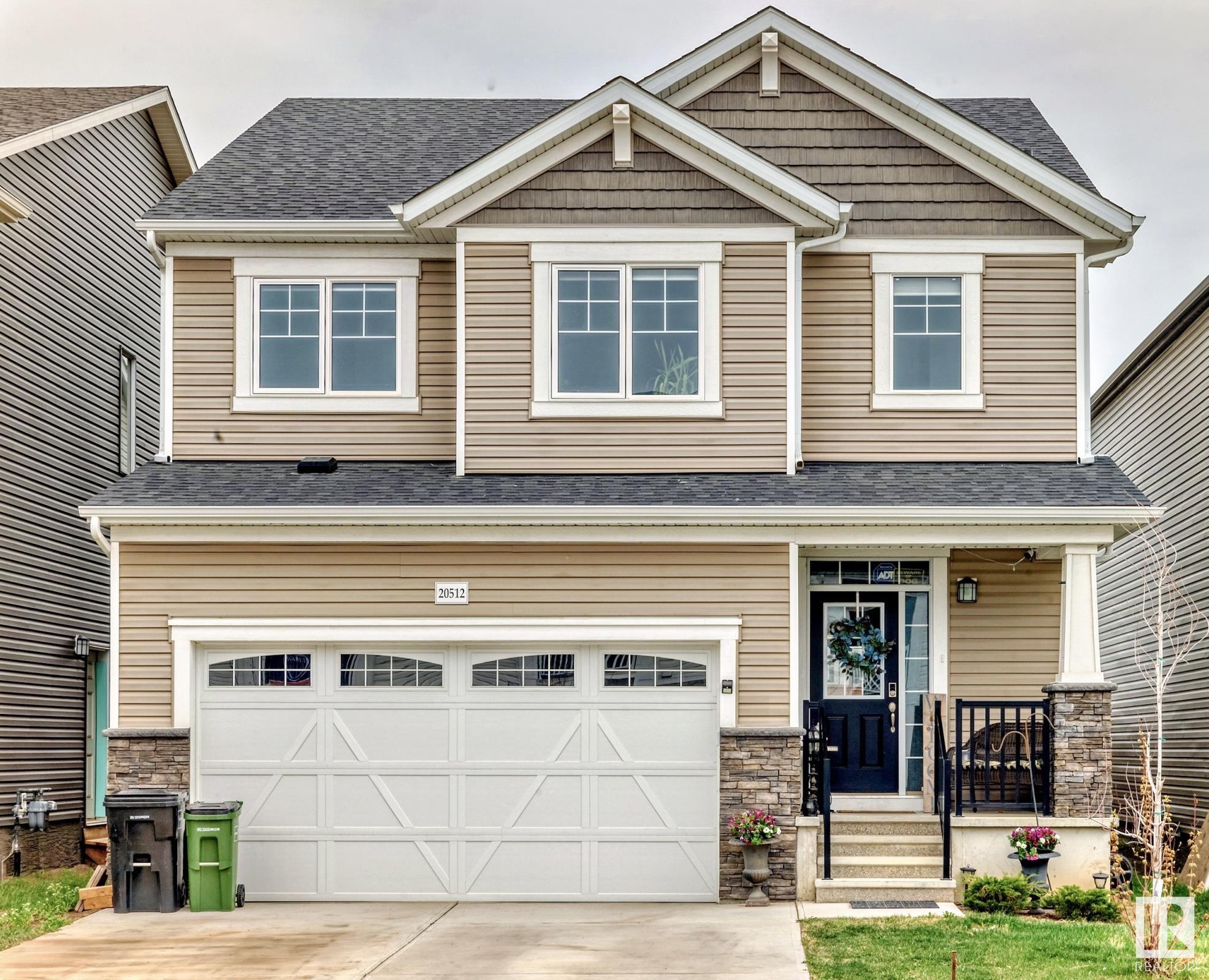 Welcome to the vibrant new community of Stillwater! This beautifully crafted 2 Storey home offers stylish vinyl plank flooring throughout the main & upper level. The modern kitchen features a spacious central island with quartz countertops, stainless steel appliances and a generous walk-in pantry. The Dining area is perfect for both daily living and entertaining with patio doors leading to the fenced back yard. Upstairs, a versatile bonus room complements 2 secondary bedrooms, each with its own walk-in closet. The Primary Bedroom offers a 4pc ensuite & large W/I Closet. The conveniently located upper-level laundry room adds to the home's practicality. Stillwater is a family friendly community with a skating rink, Zamboni House, splash park, playground, basketball courts & plenty of trails. The location is amazing with  schools, parks, public transit, and quick access to Anthony Henday Drive