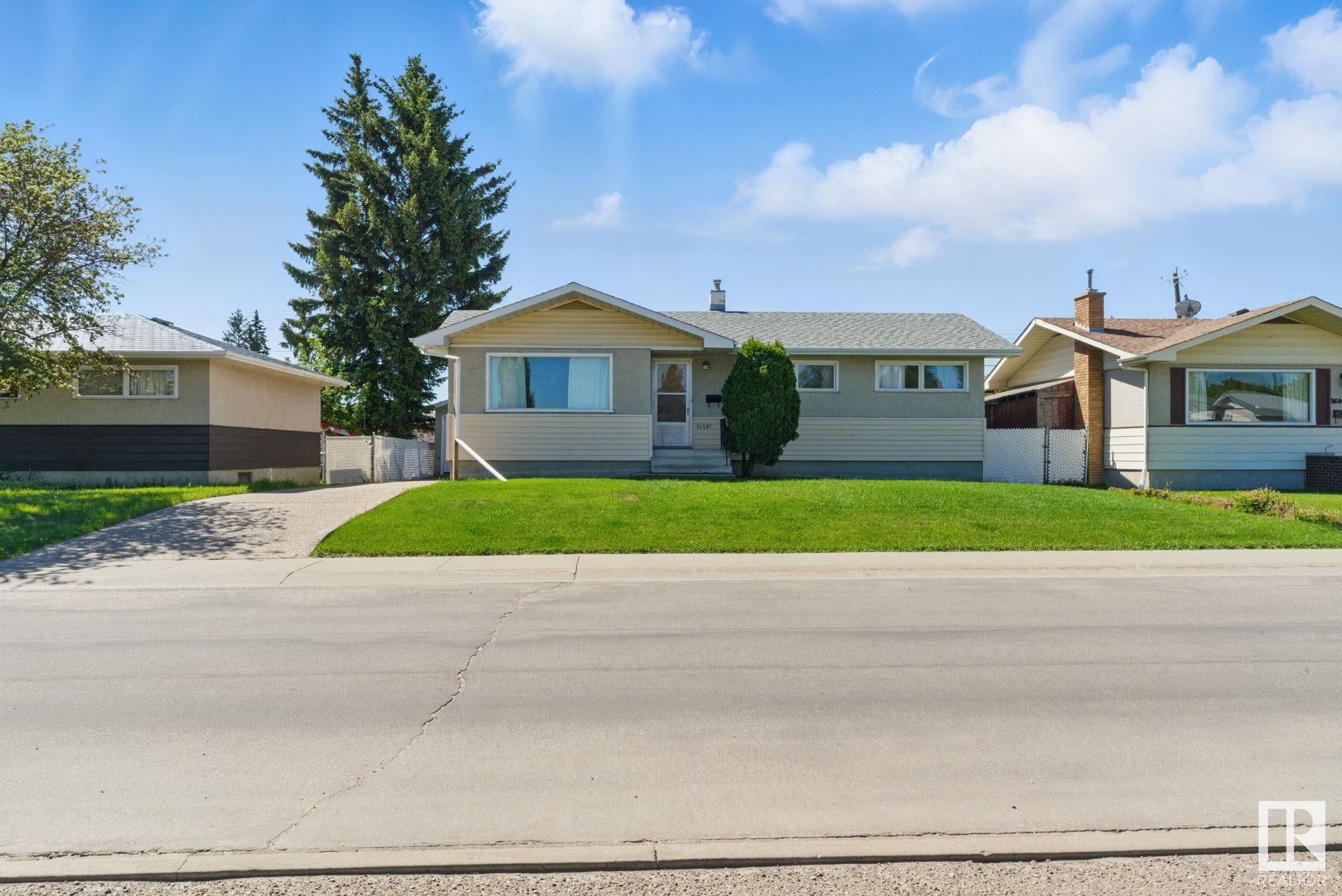 This 1,200+ sqft bungalow in West Edmonton’s Meadowlark Park has great floor plan and is the perfect blank canvas for your dream home or next investment project. In need of some updates, this home is ready for your vision, whether you're planning a stylish flip or a forever home for your family. It has plenty of street & driveway parking, a heated oversized double garage, plus access from the back lane for RV parking. Located near West Edmonton Mall, major routes, schools, shopping, public transportation, additional amenities, and the stunning River Valley, it’s the perfect location. This property offers endless potential and is just waiting for your touch. Bring your creativity and make it your own!