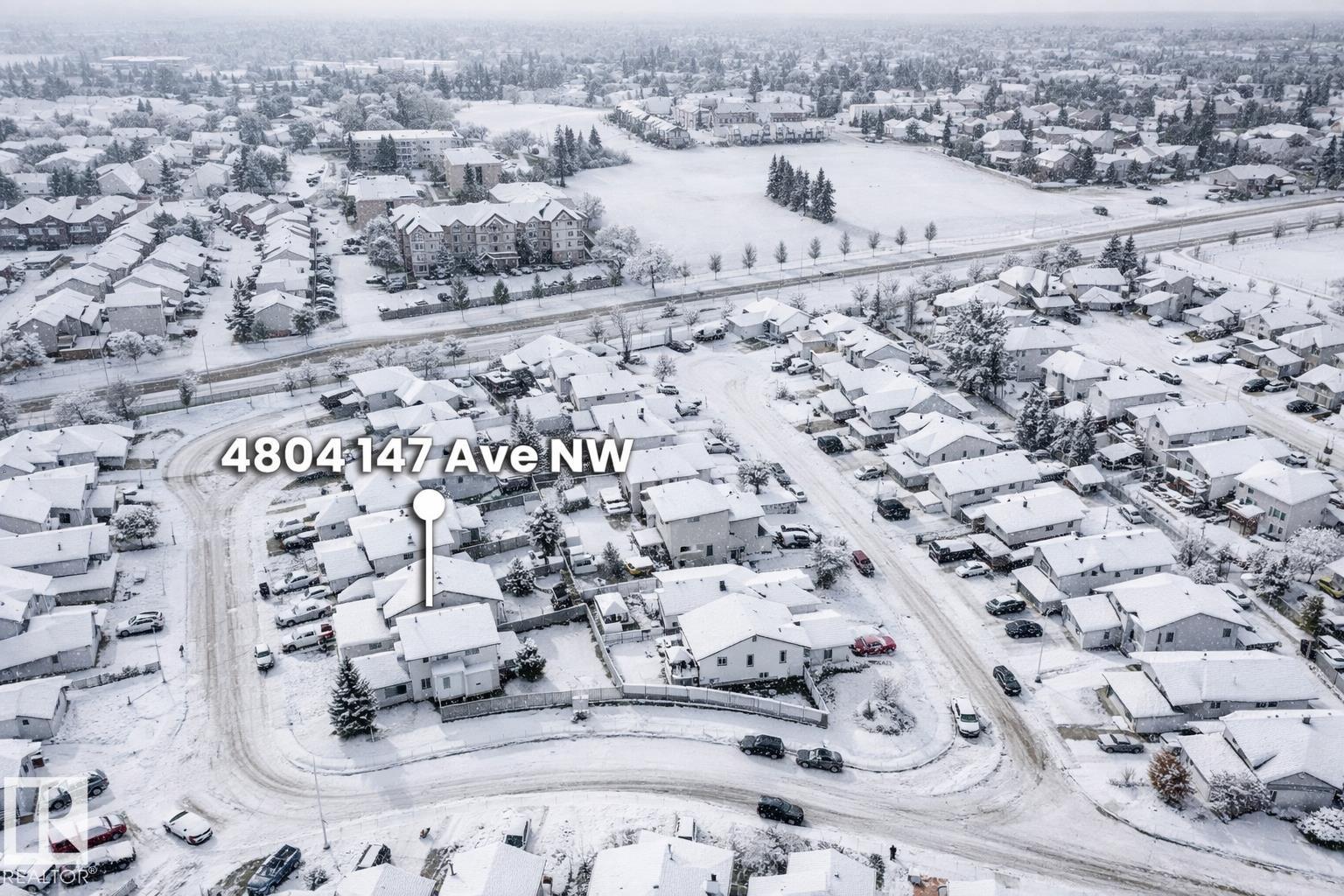 Beautifully Updated Corner-Lot Home in Miller. Welcome to this move-in-ready 4-bedroom, 2.5-bathroom home with a large, fully fenced yard in one of North Edmonton?s most family-friendly communities. Recent upgrades include new shingles/roof (2023), fresh paint throughout (2023), & brand-new carpet (2023)?offering peace of mind & a modern, fresh feel. The main floor features a bright and spacious living room w/new flooring, a cozy gas fireplace, & a large window. The kitchen is equipped w/white appliances, including a gas stove perfect for cooking enthusiasts, & flows seamlessly into the dining area?ideal for hosting family gatherings?while overlooking the huge yard w/a large deck. Upstairs, the primary bedroom comfortably fits a king-size bed & offers a full ensuite. Two additional bedrooms share a second full bathroom. The partially finished basement includes a large 4th bedroom & open space ready for your personal touch. Situated just minutes from parks, schools, & shopping, this is the one to see!