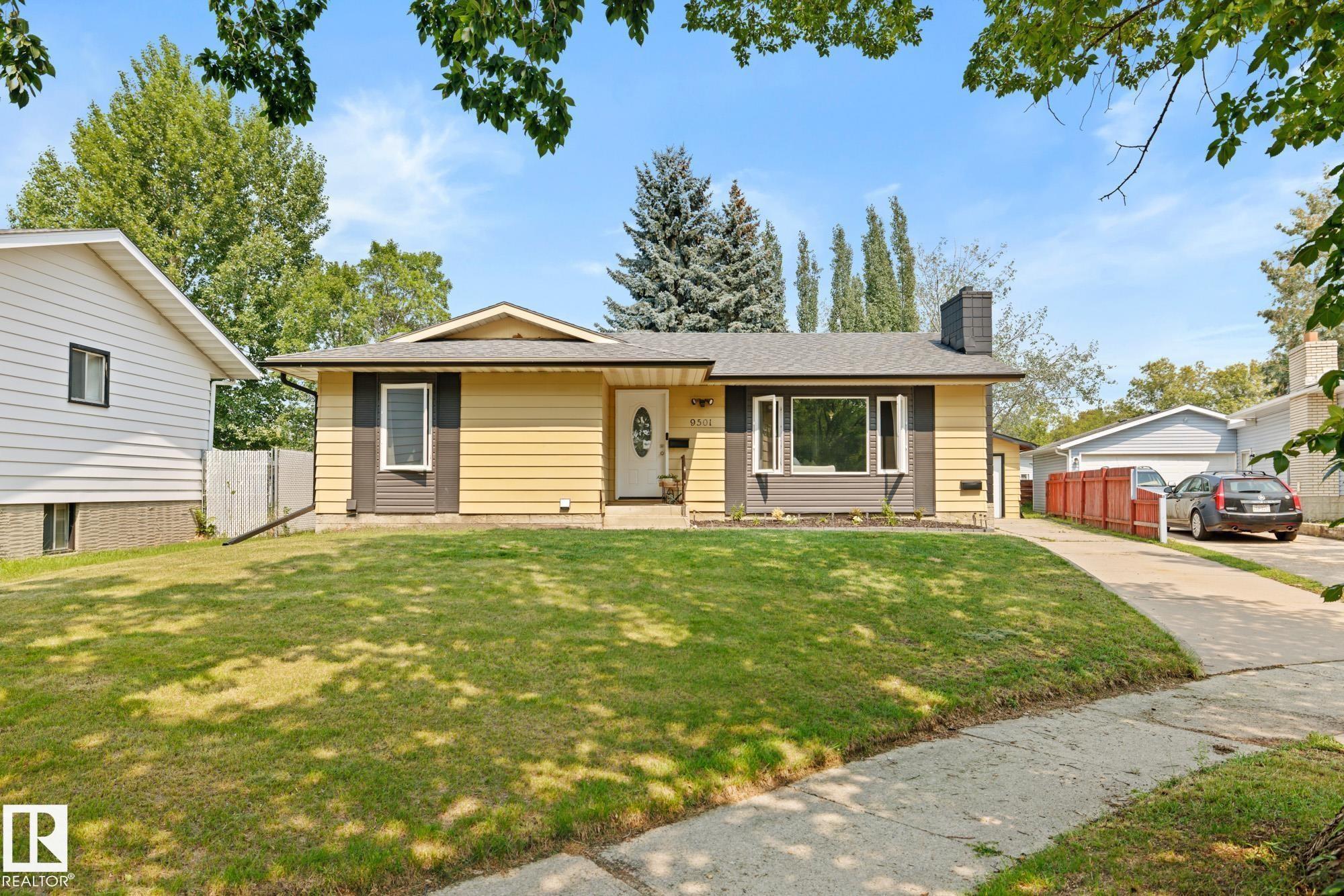 Looking for a GREAT INVESTMENT? Welcome to this STUNNING 1229sqft 5 bedroom home that's FULLY RENOVATED with LEGAL BASEMENT SUITE! This property will take your breath away as you in terms of design & income potential. Make your way in to the main entrance & notice all the natural light pouring in through the large newer windows. Your open living/kitchen is perfect for entertaining family & friends. Speaking of the kitchen, prepare meals in this gorgeous space filled with beautiful QUARTZ counters & plenty of cabinetry. The main floor is complete with 3 bedrooms, a 4pc main bath & a 2pc ensuite. Your LEGAL basement suite features a SEPARATE ENTRANCE & SECOND KITCHEN. This beautiful space is completely renovated with kitchen island, 2 bedrooms, 4pc main bath, & 3pc ensuite. You've got your own double garage, another rental opportunity as well. Newer furnaces, HWT & roof! This is the PERFECT home for a family looking to build equity or the savvy investor looking to add a turn-key property to their portfolio!