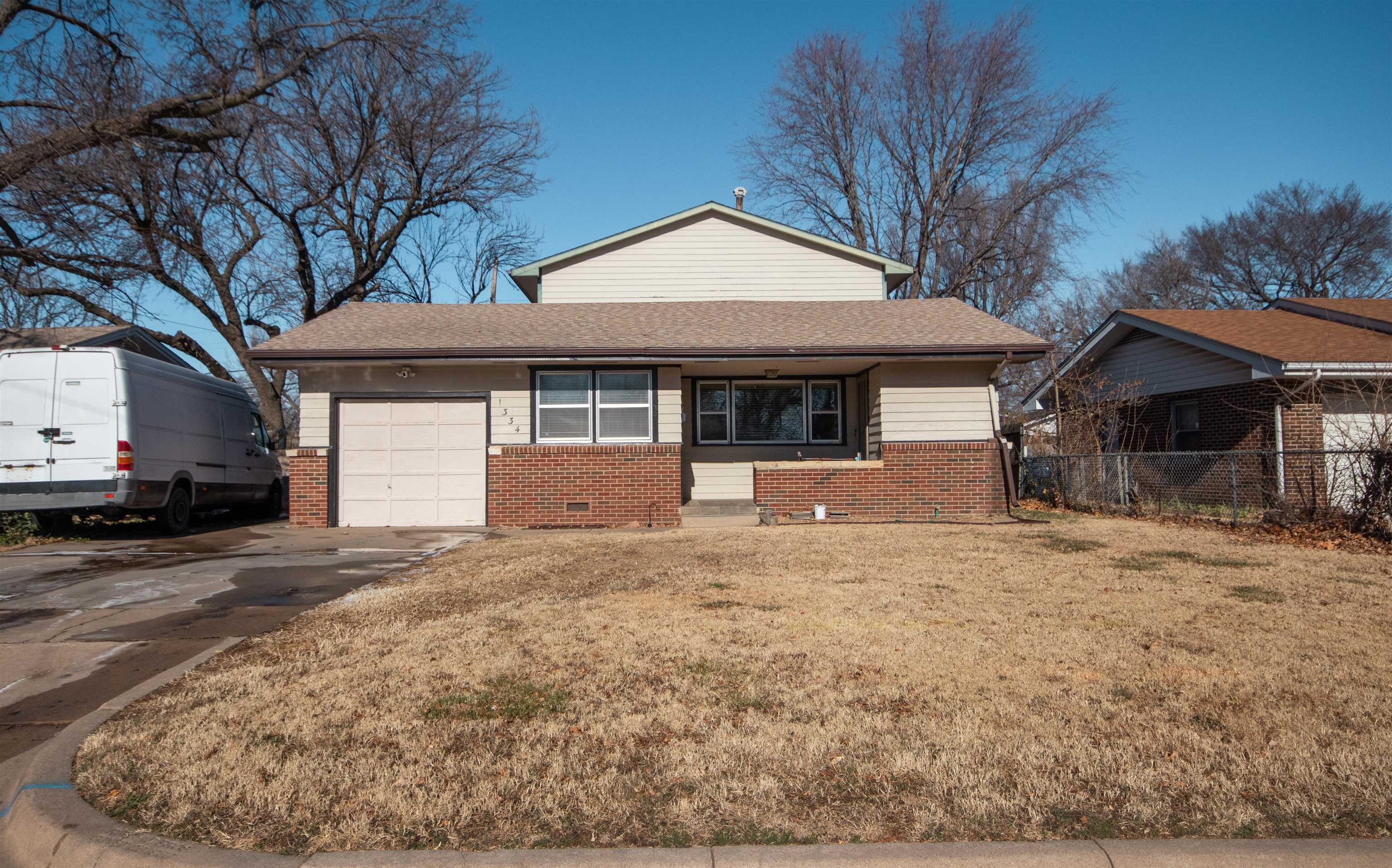 Updated home in a quiet south Wichita neighborhood. This 4 bedroom, 2 bathroom home welcomes you in 