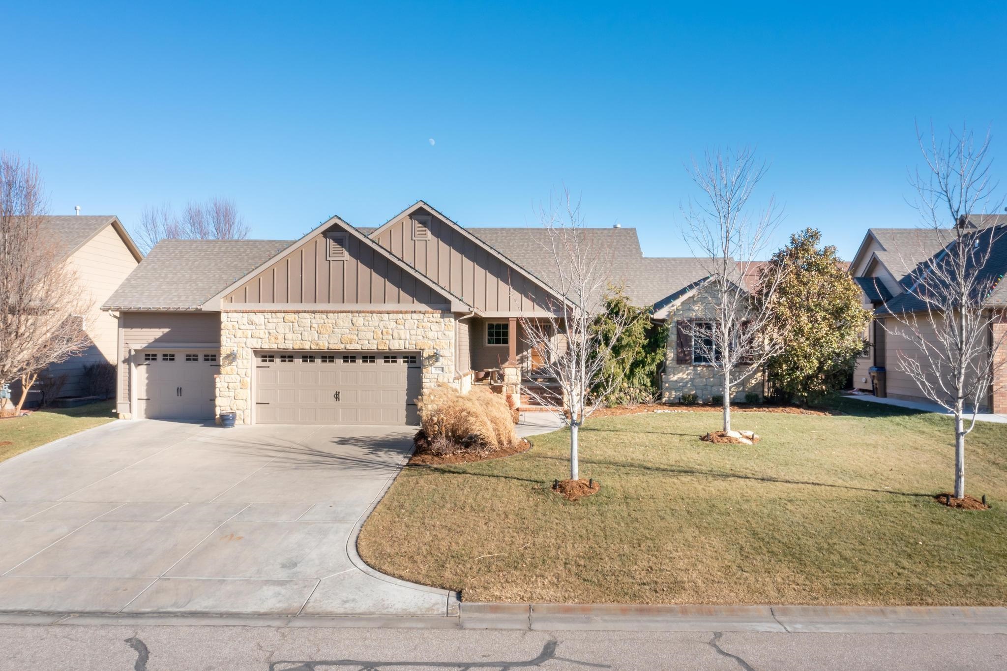 ANDOVER SCHOOLS...WICHITA ADDRESS...NO SPECIALS!  This beautiful home is the perfect balance of your