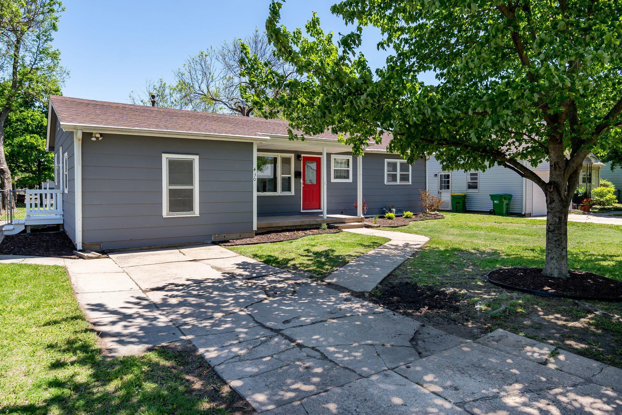 Completely remodeled 4 bedroom 1 bath home located in Valley Center. Look at those hardwood floors! 