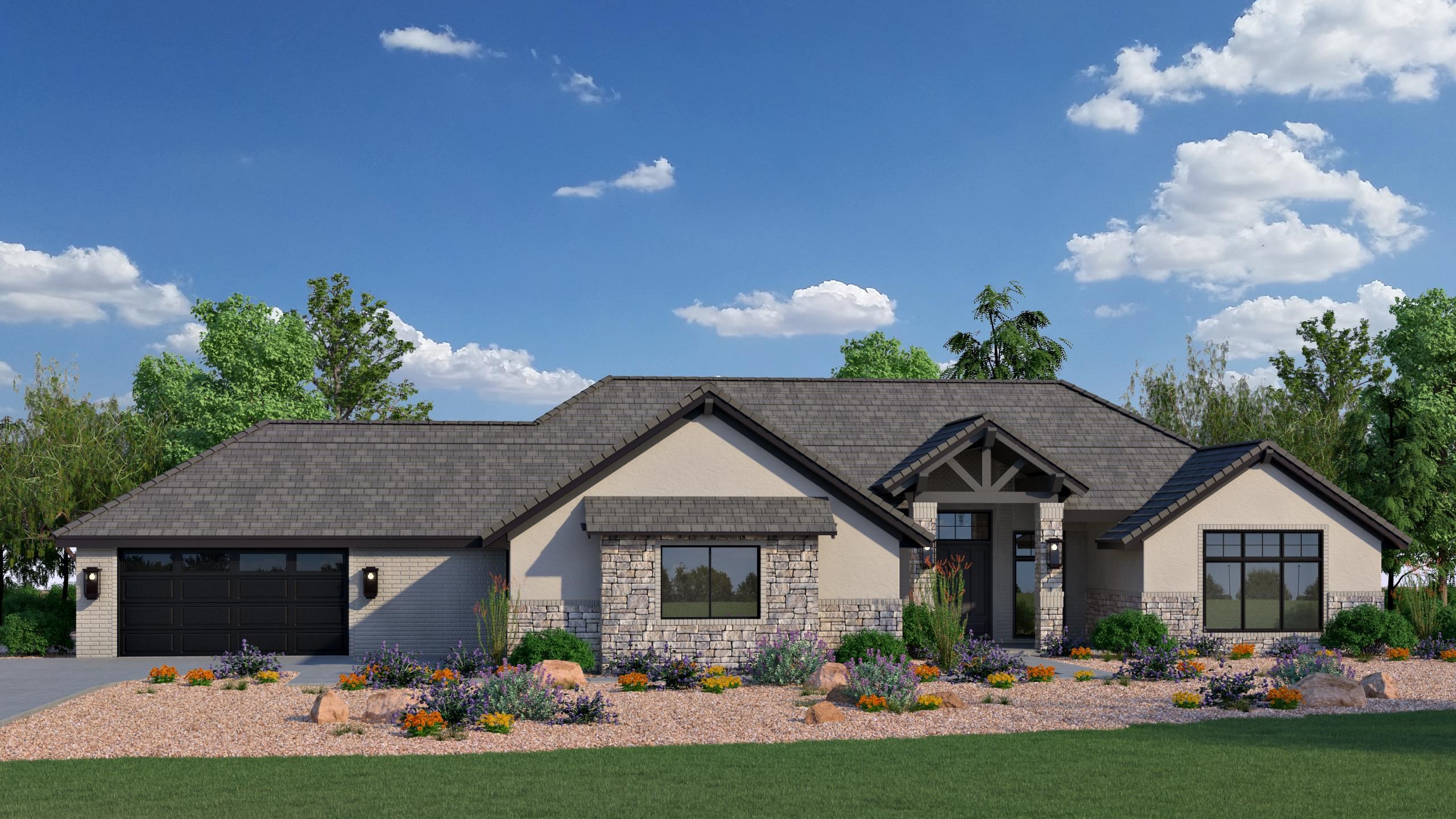 Great new plan by McCollom Construction featuring 5 bedrooms, 5 full baths, 2 half baths and nearly 