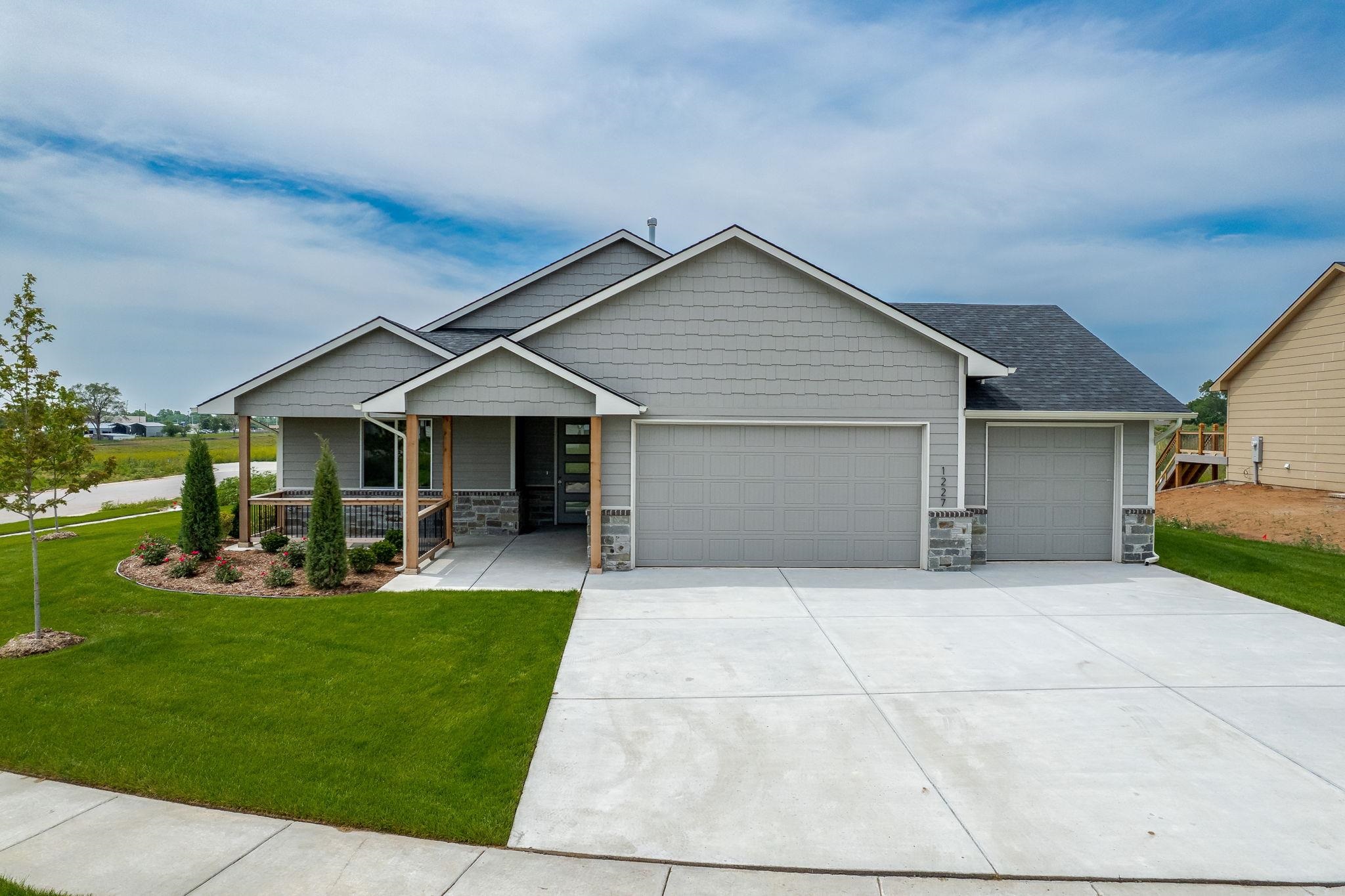 Check out this 3 bedroom, 2 bathroom, new construction patio home. Open concept living, with electri