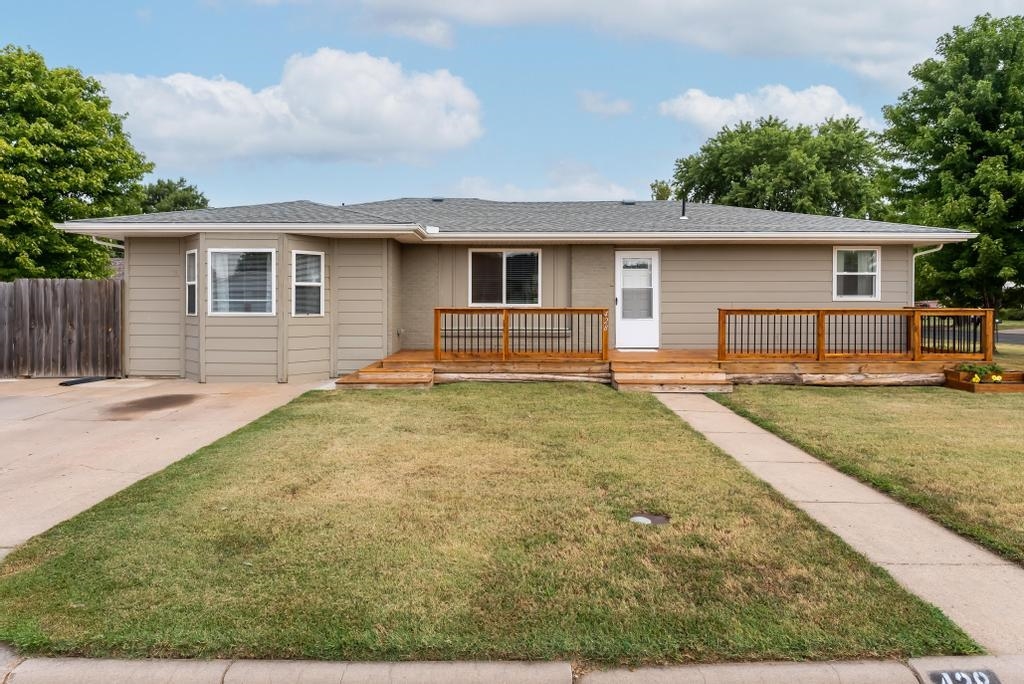 Say hello to this recently renovated ranch home in Cheney, Ks!  Situated on a large corner lot just 