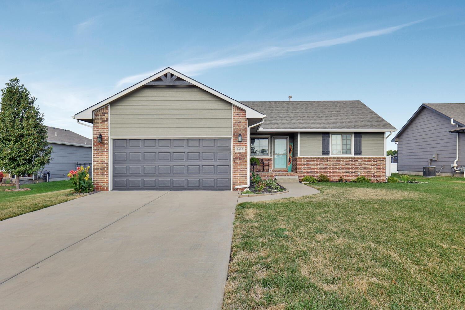 Gorgeous Ranch style home in Maize School Districts. The home features an open floor plan with large