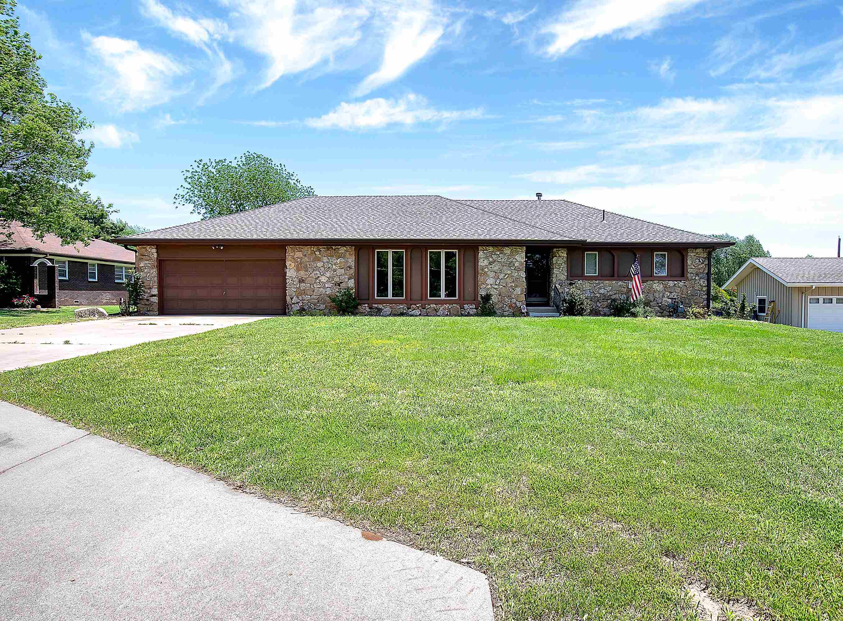 Welcome to this spacious 3 bedroom 2.5 bathroom ranch home in west Wichita just a half mile north of