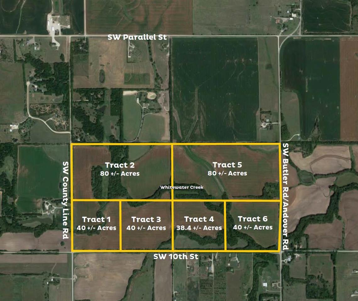 For Sale: N & W of SW 10th St & SW Butler Rd – Tract 4, Benton KS