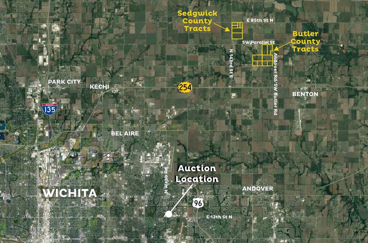 For Sale: N & W of SW 10th St & SW Butler Rd – Tract 4, Benton KS