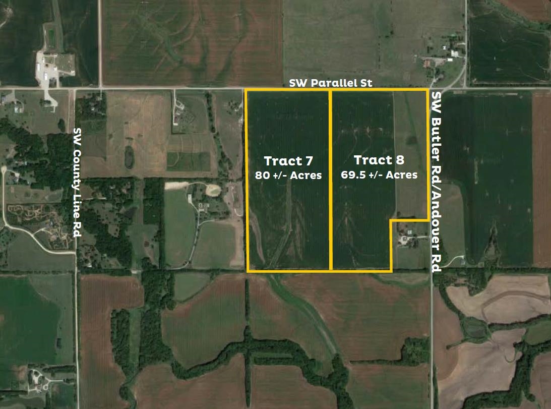 For Sale: S & W of SW Parallel St & SW Butler Rd – Tract 7, Benton KS