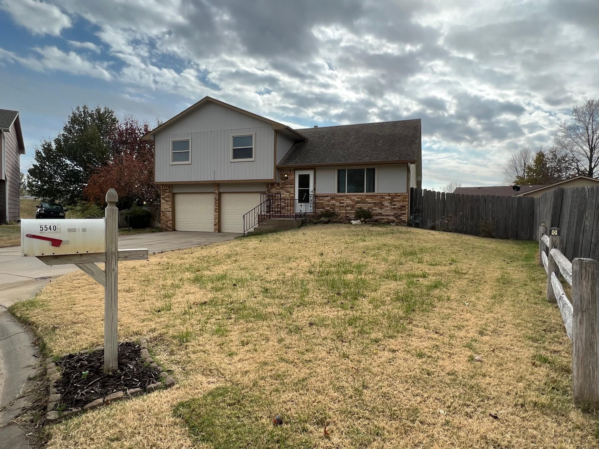 This 3 bedroom, 3 bathroom home is ready for a new family! Located in a quiet community on the south side of Wichita makes you feel like it's not quite in the city with all the conveniences of a city close by! As you pull up you will notice the property has been very well maintained and located at the end of a cul-de-sac. When you walk in you will be greeted by an open living/kitchen/dining area with a vaulted ceiling. The master bedroom complete with a bathroom is located upstairs along with the 2 other bedrooms and one bathroom. Downstairs you will find a large open room that can be used for recreation, a man cave or anything else you choose! There is also a large bathroom and storage downstairs as well. The backyard is spacious and boasts a covered deck to enjoy during down time. Don't miss out on the property! Contact showing agent for your private showing today!