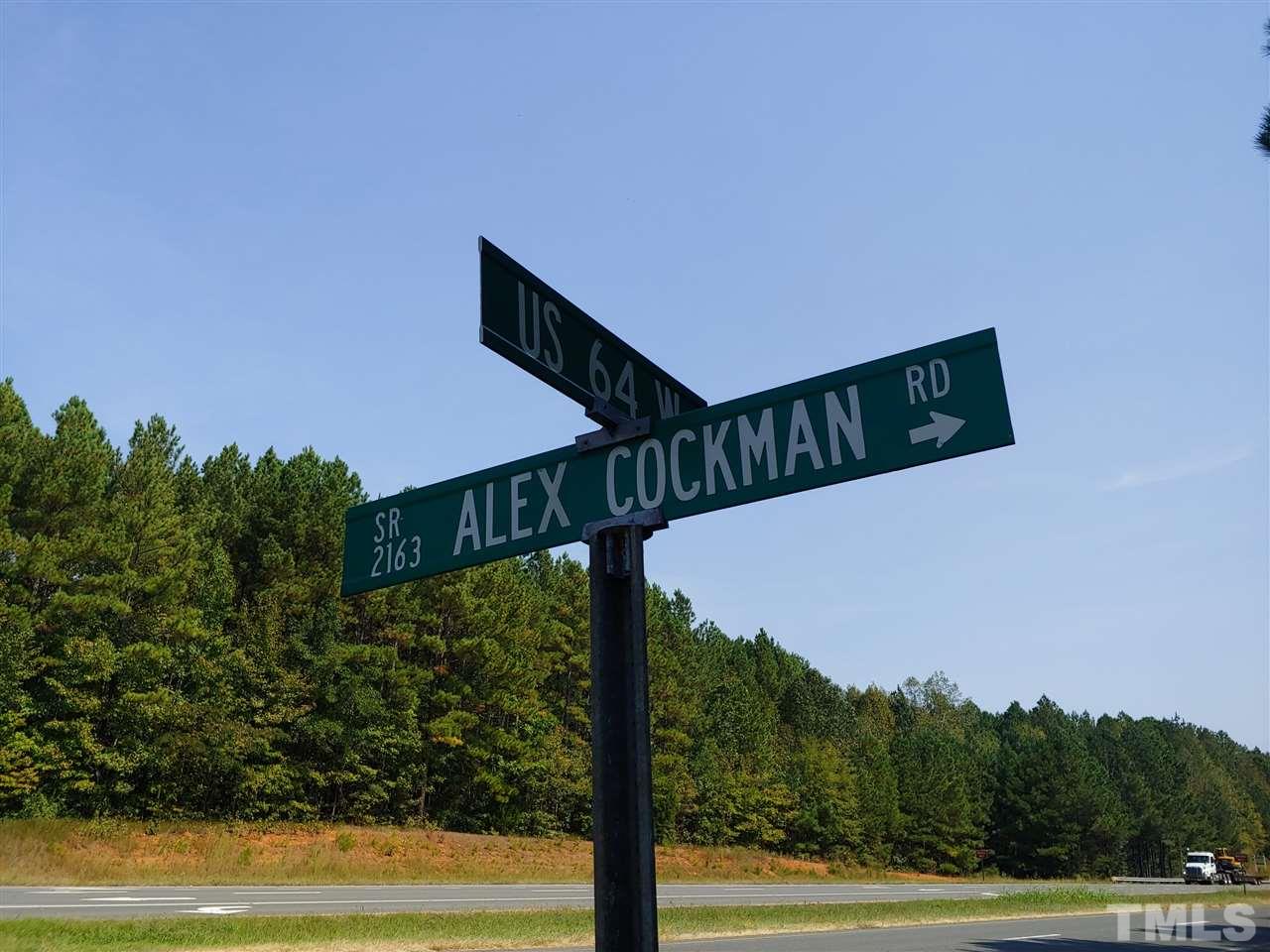 Intersection of US 64 W and Alex Cockman Rd.