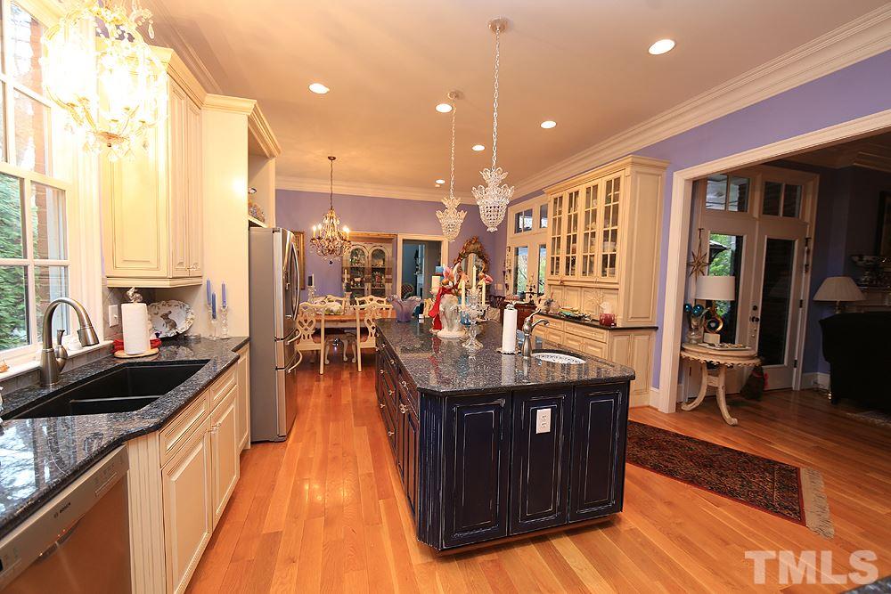 Open Kitchen with beautiful hardwood floors