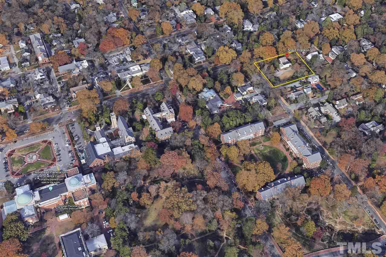 Aerial View of Hooper-Kyser and Chapel Hill