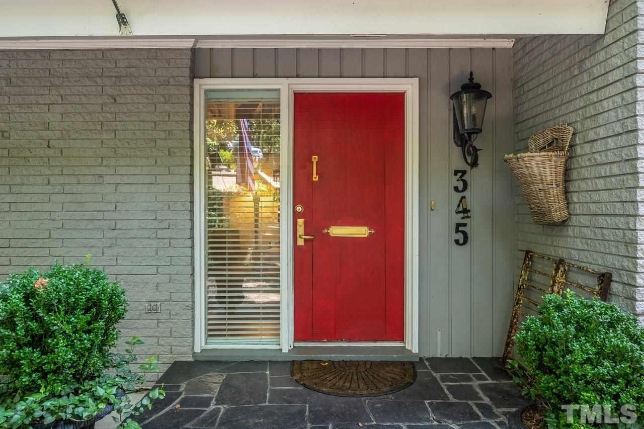 Welcoming Porch and Red Front Door!