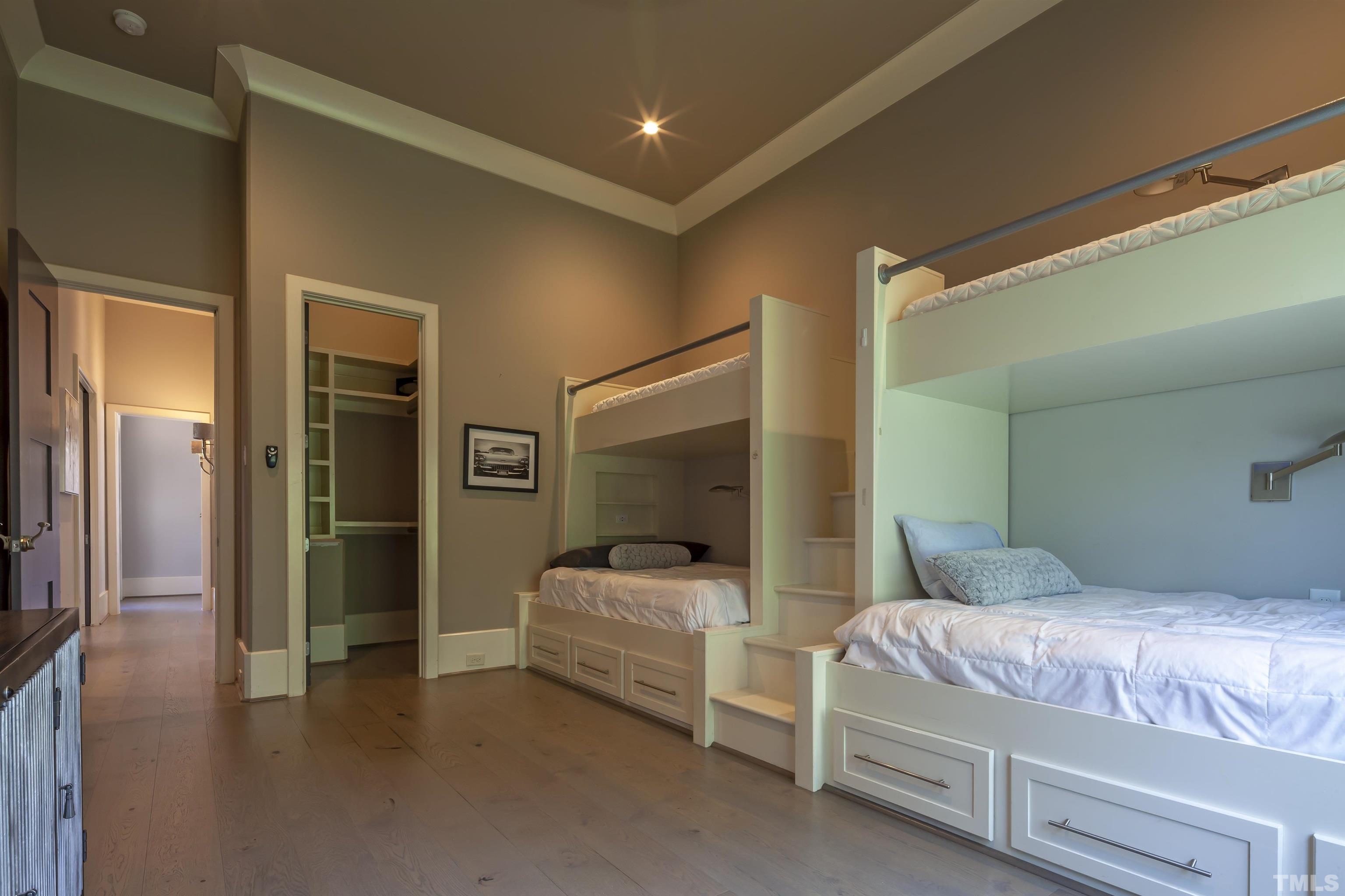 Bedroom Suite with Built-In Bunk Beds.