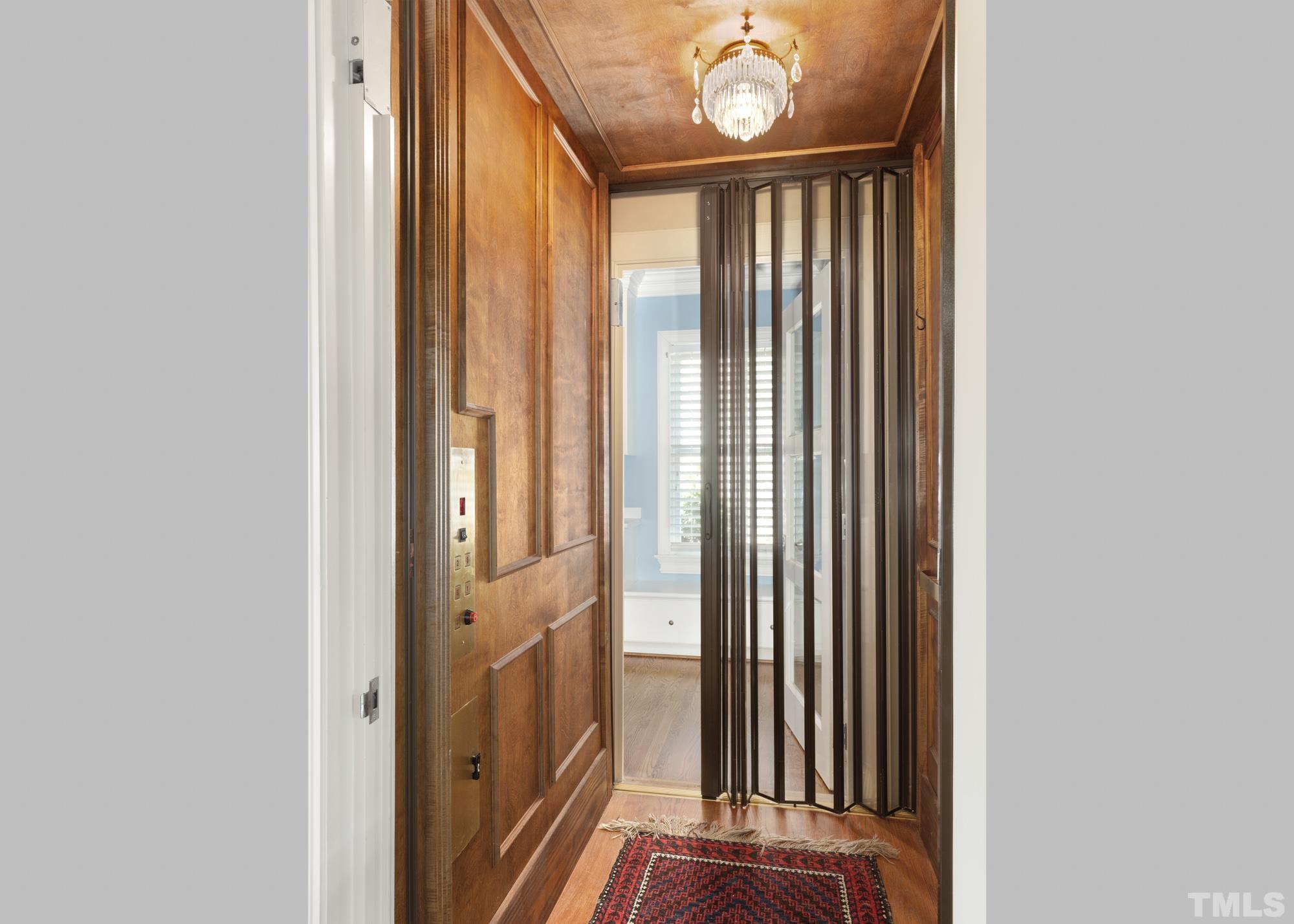 This is one of the nicest residential elevators you will ever see! It accesses all four stories and is dual sided- enter the 2nd floor in two different places!
